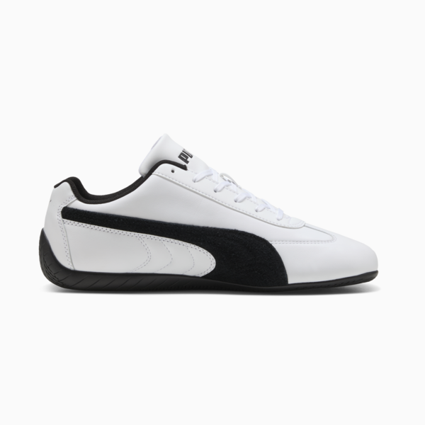 Speedcat Leather Sneakers Unisex, PUMA White-PUMA Black, large-ZAF