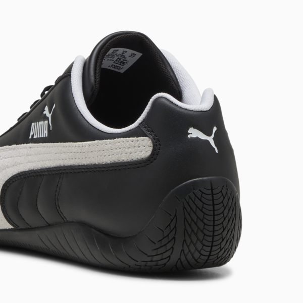 Speedcat Leather Sneakers Unisex, PUMA Black-PUMA White, large-ZAF