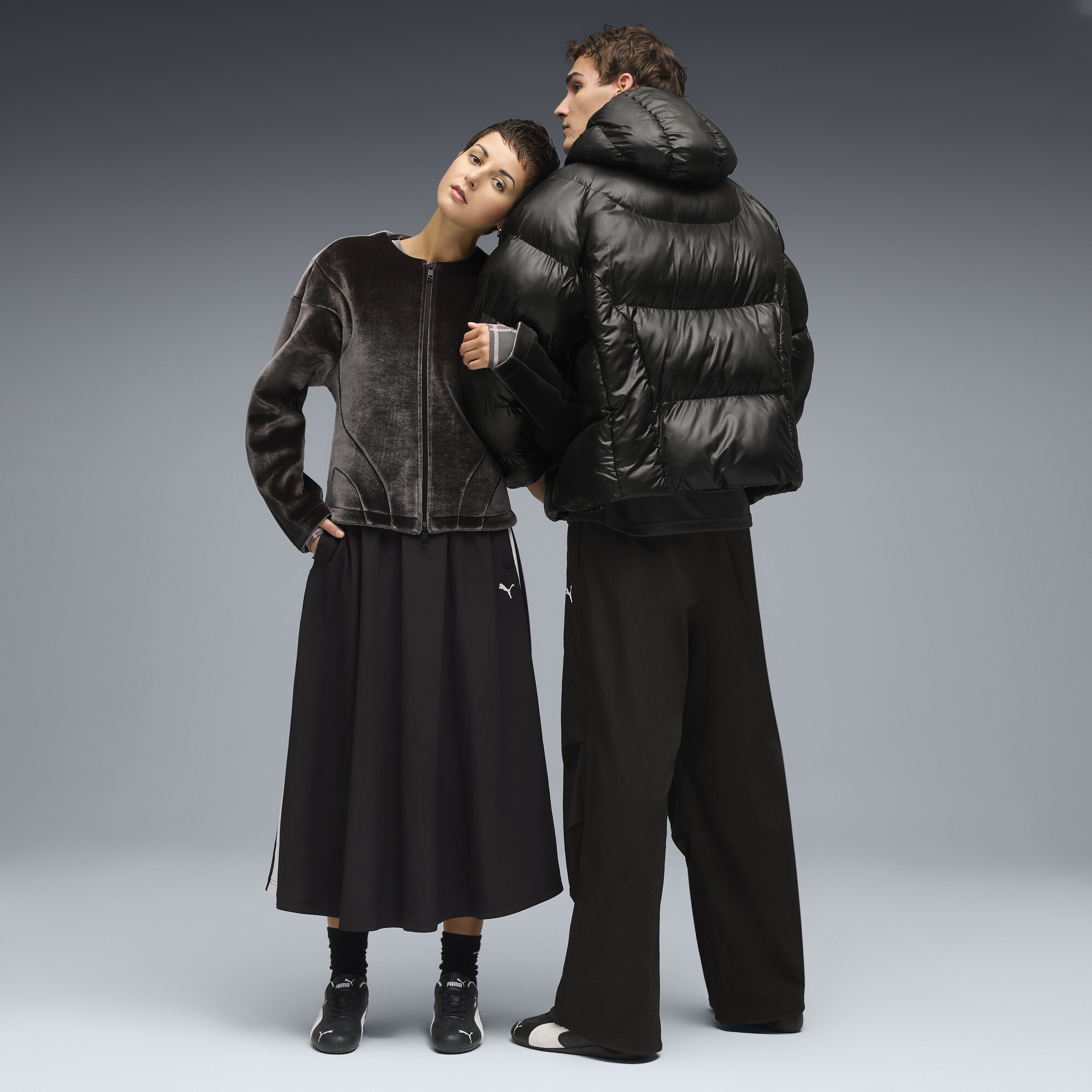 PUMA Speedcat uniseks leren sneakers, Zwart/Wit, Maat 37 thumbnail 7