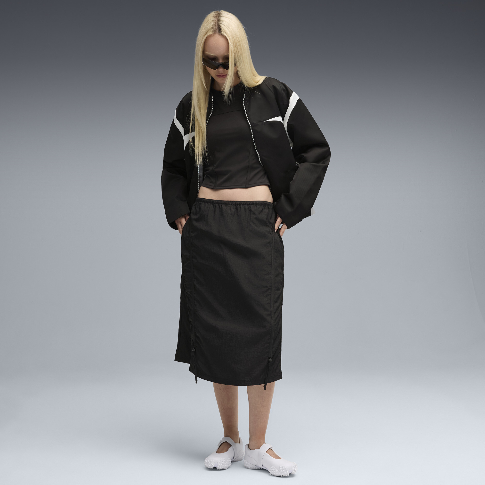 PUMA Mostro Fey Leren Schoenen uniseks voor Dames, Wit, Maat 35,5 thumbnail 7