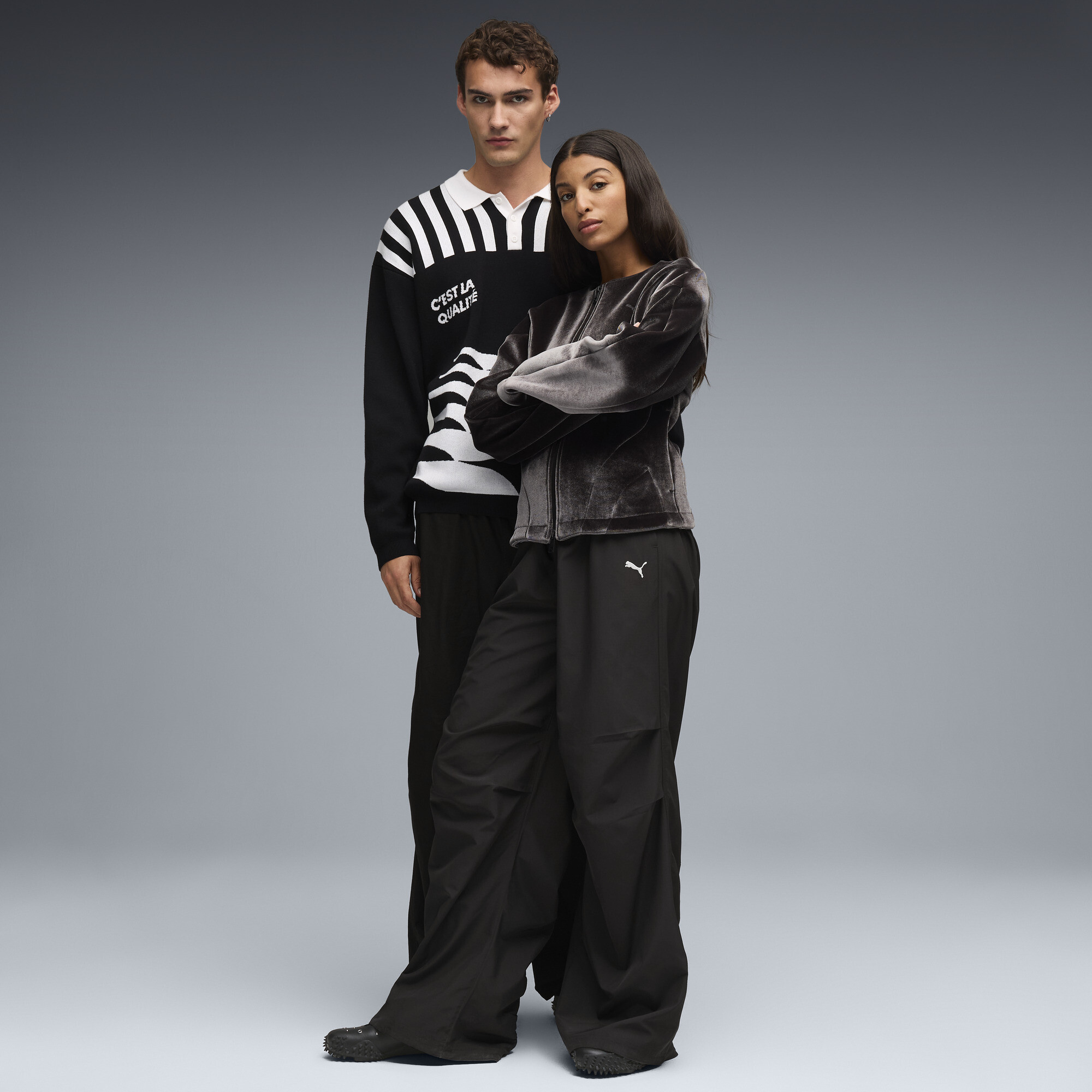 PUMA Mostro Fey Studs schoenen voor Dames, Zwart/Zilver, Maat 42 thumbnail 7