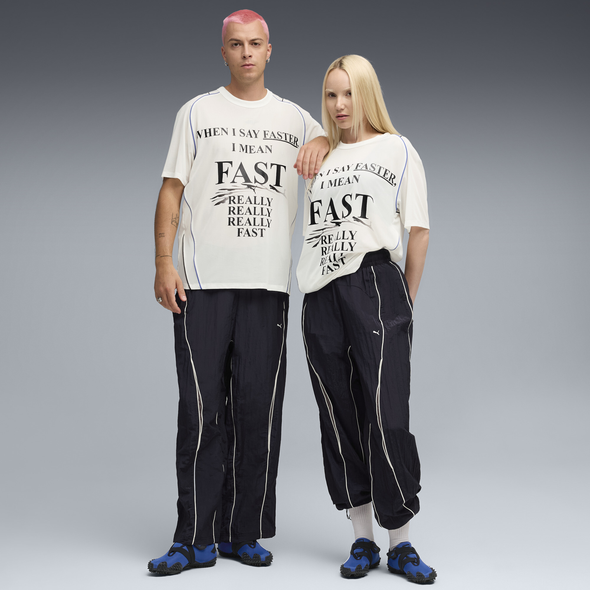 PUMA Mostro OG Prime uniseks sneakers, Blauw/Wit, Maat 42 thumbnail 7