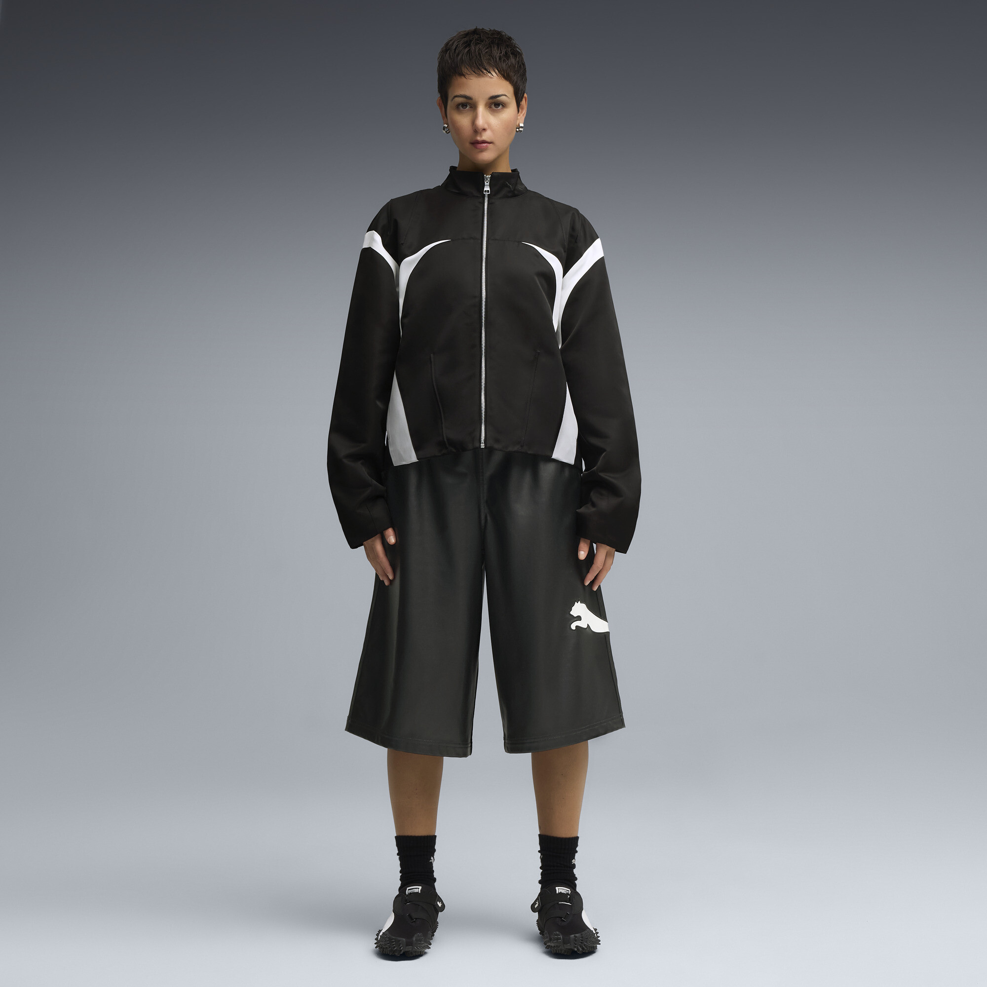 PUMA Mostro OG Prime uniseks sneakers, Zwart/Wit, Maat 36 thumbnail 7