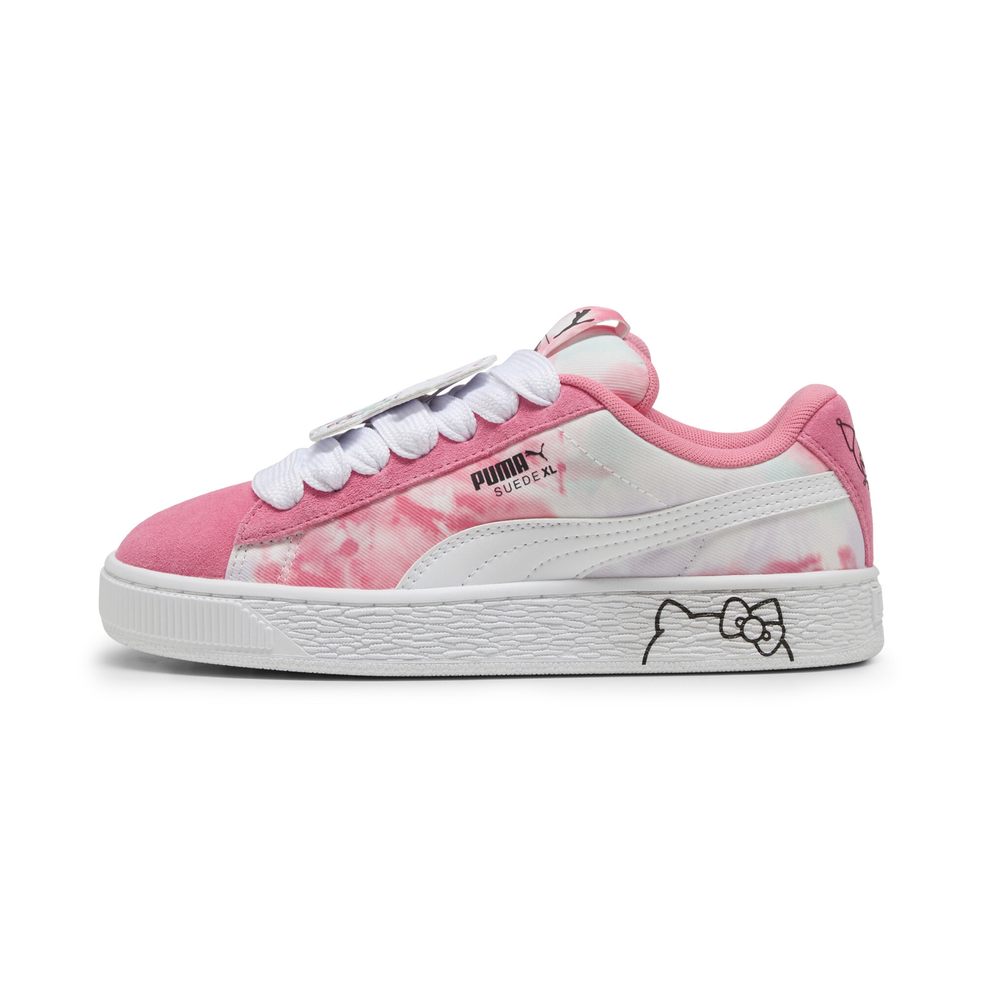 Puma x HELLO KITTY AND FRIENDS Suede XL Sneakers Teenager Schuhe Für Für Kinder | Magic Rose/Peaceful Blue | Größe: 37