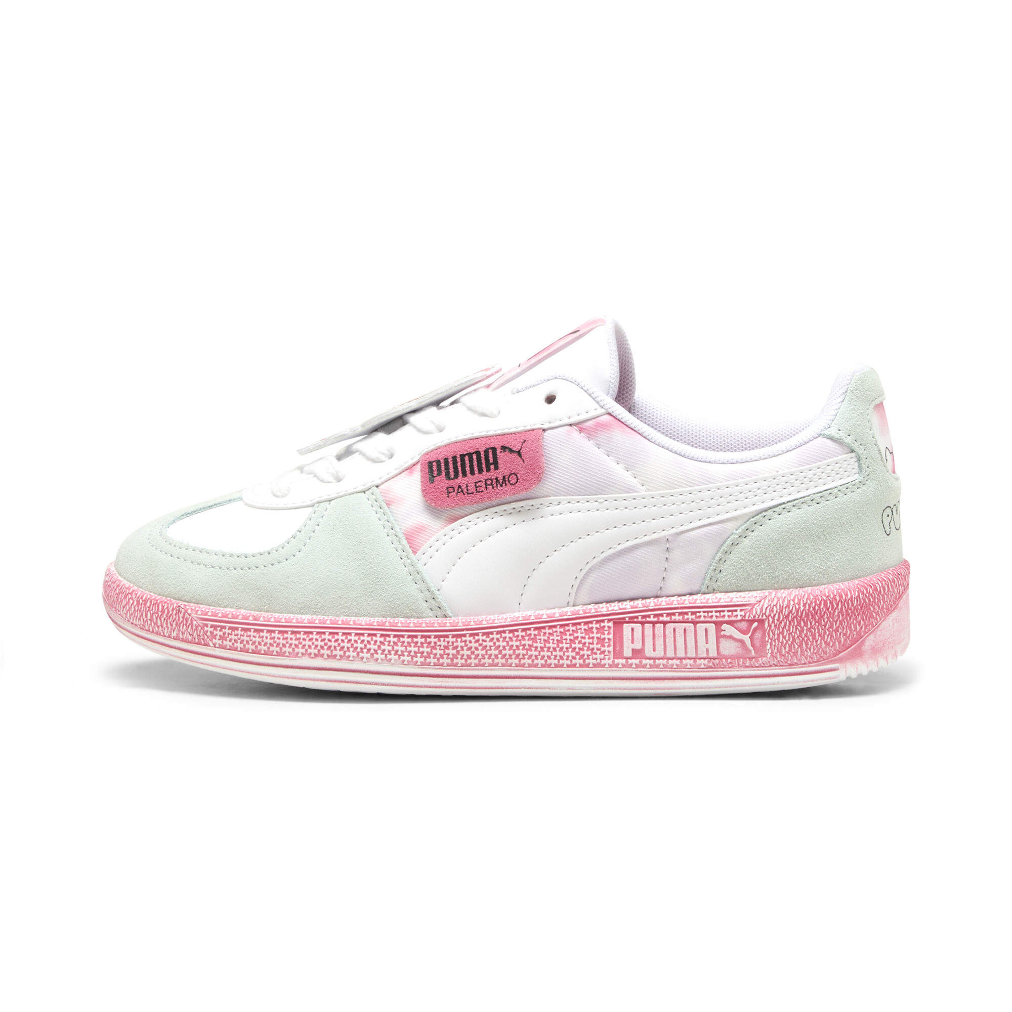 Puma x HELLO KITTY AND FRIENDS Palermo Sneakers Teenager Schuhe Für Für Kinder | White/Magic Rose | Größe: 36