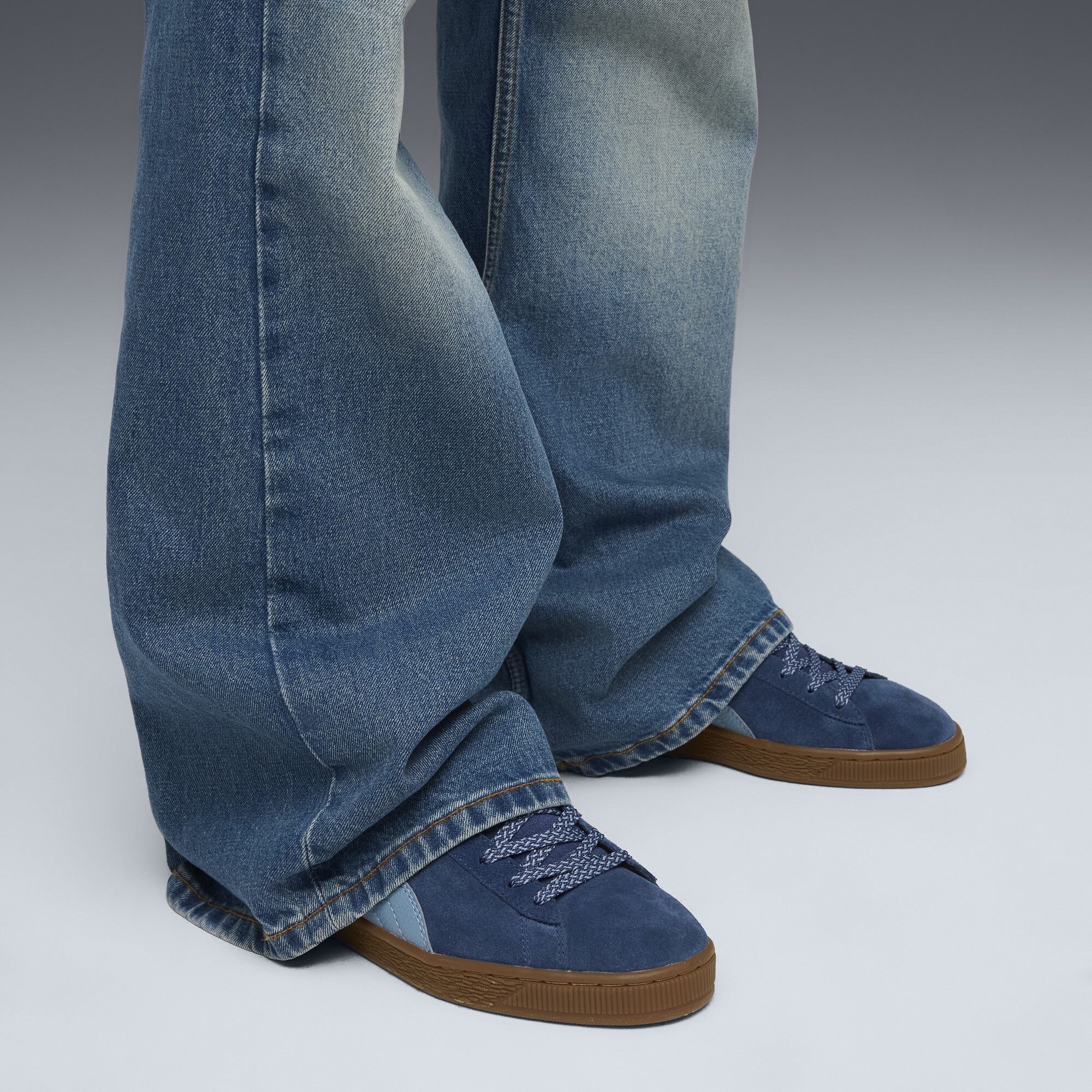 PUMA Suede Fuzzy sneakers uniseks, Blauw, Maat 37 thumbnail 8