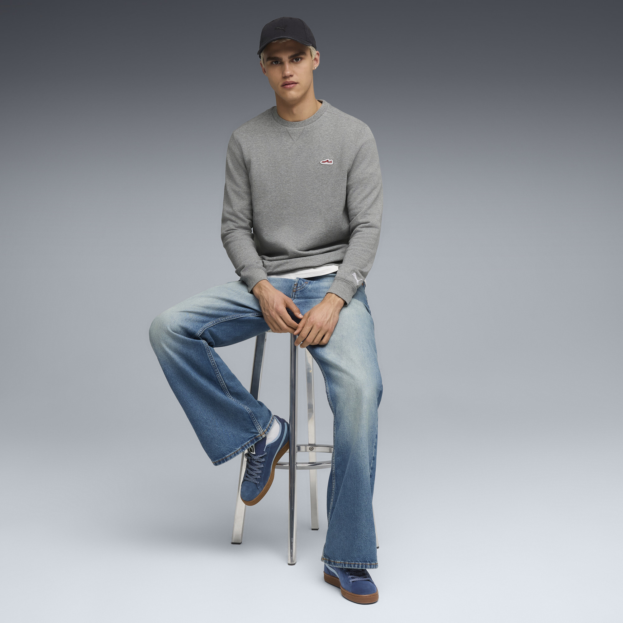 PUMA Suede Fuzzy sneakers uniseks, Blauw, Maat 37 thumbnail 7