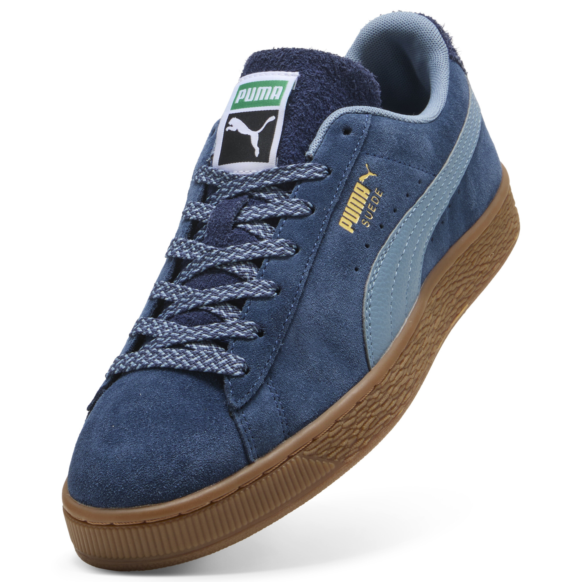 PUMA Suede Fuzzy sneakers uniseks, Blauw, Maat 37 thumbnail 2