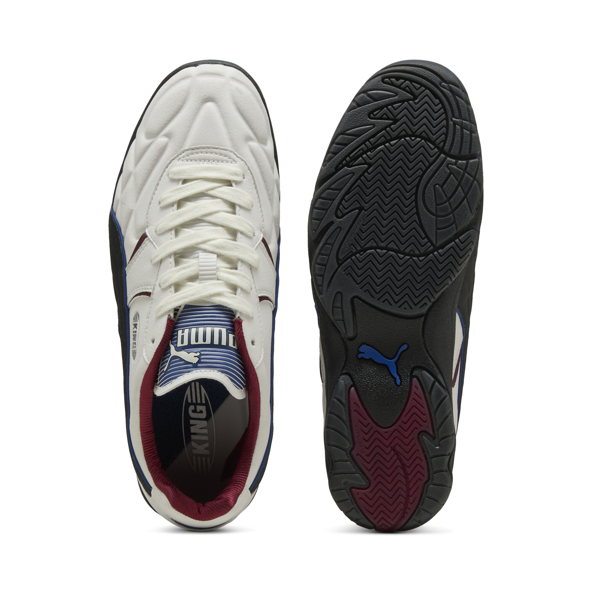 PUMA King Indoor Straatvoetbal 94 sneakers uniseks, Zwart/Grijs, Maat 42 thumbnail 4