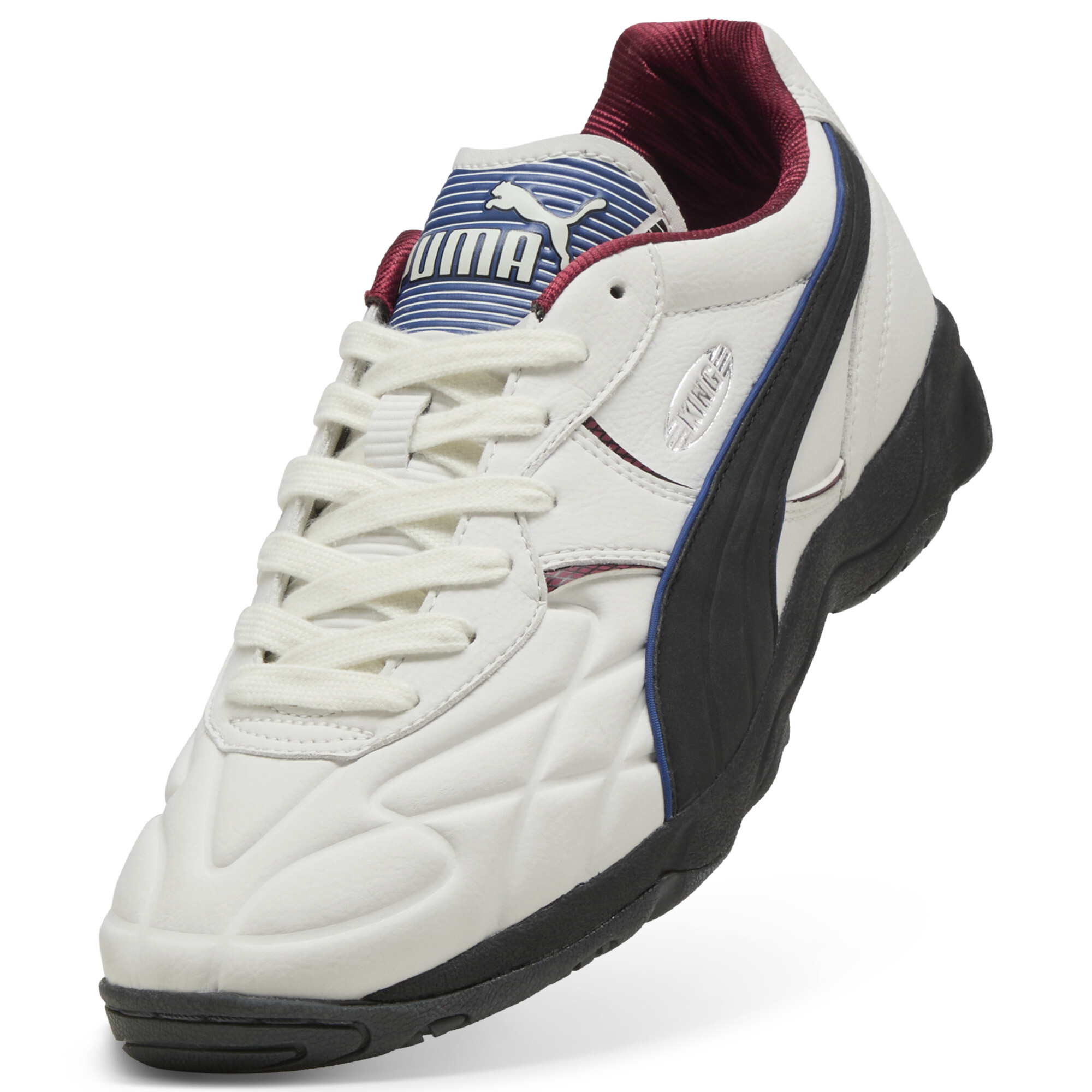 PUMA King Indoor Straatvoetbal 94 sneakers uniseks, Zwart/Grijs, Maat 42 thumbnail 2