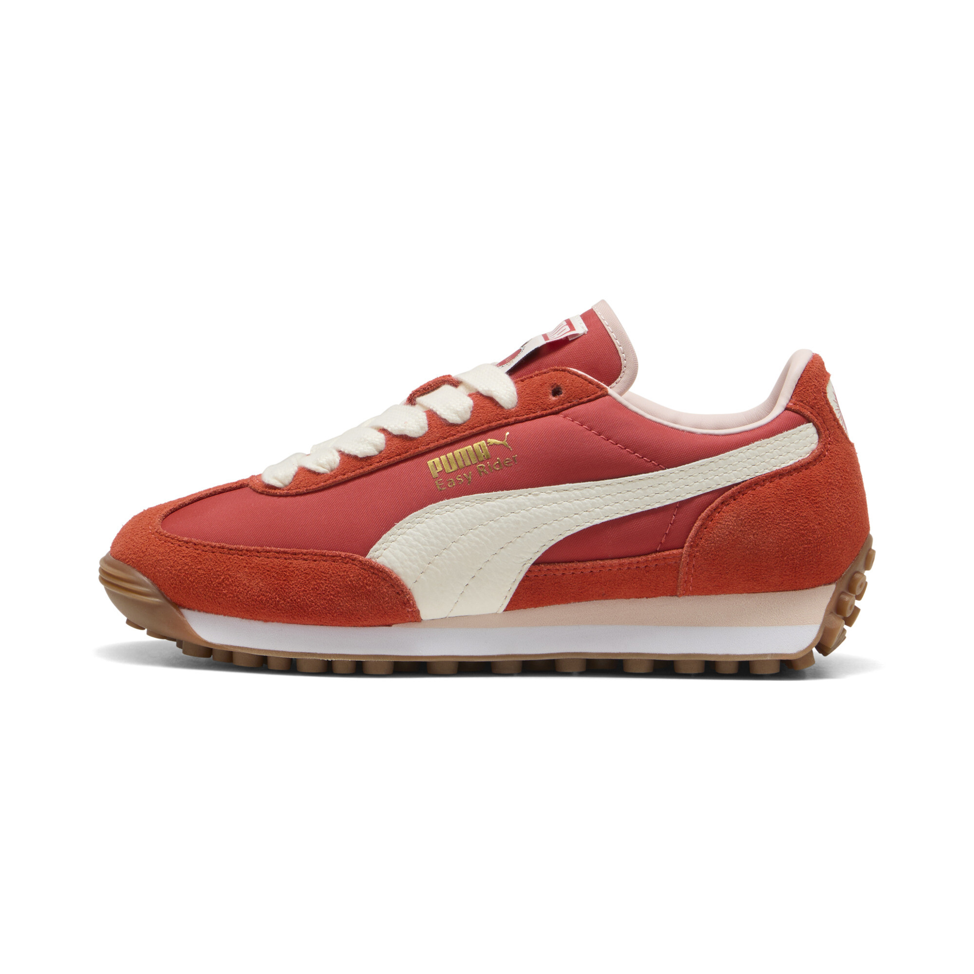 Puma Easy Rider Lovers Sneakers Unisex Schuhe Für Damen | Mit Plain | Red Fire/Warm White | Größe: 38.5