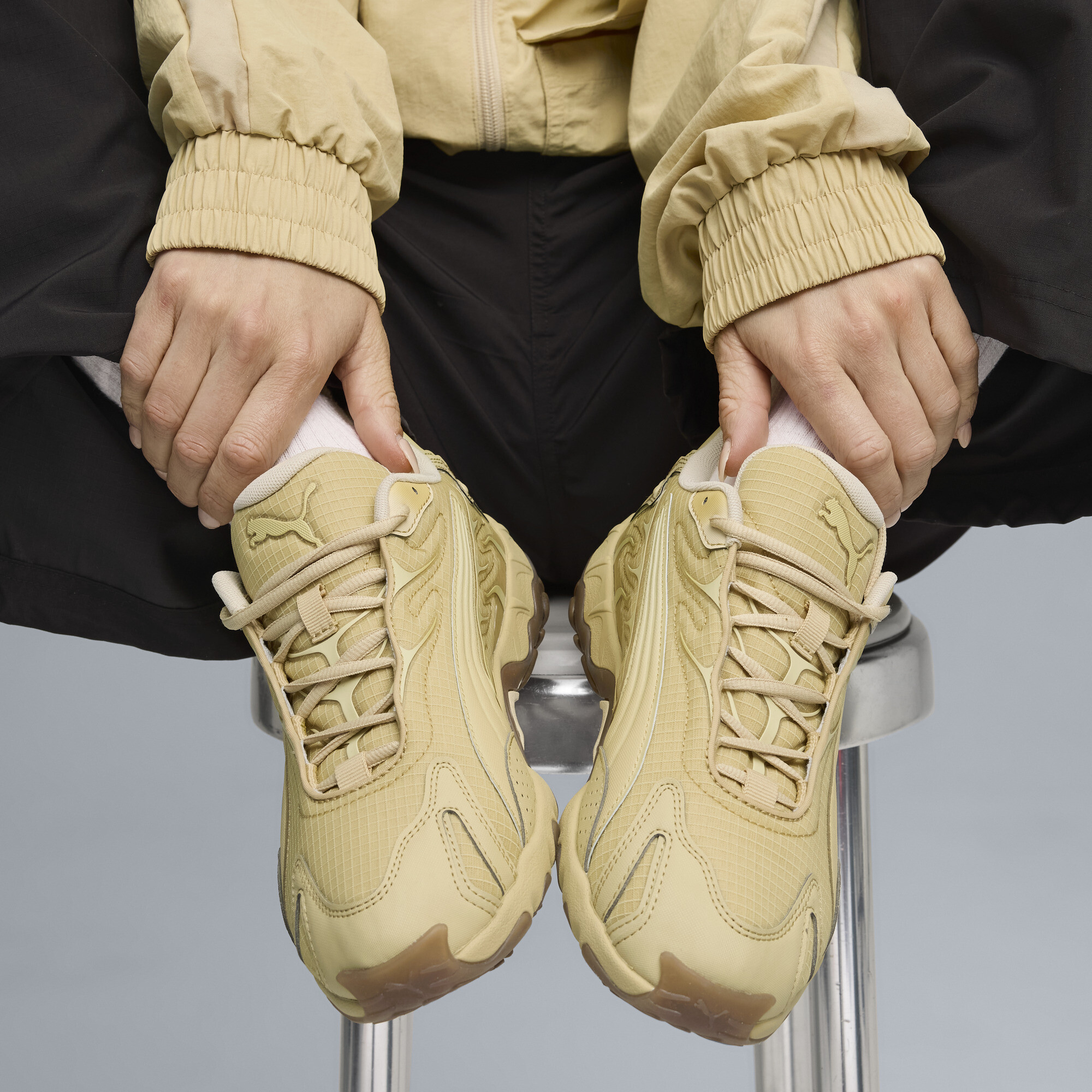 PUMA Inhale Essentials sneakers, Beige, Maat 38 thumbnail 8