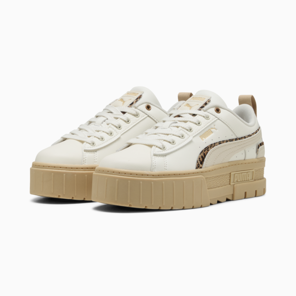 Mayze Leo Sneakers Women, Warm White-Alpine Snow-Vapor Gray, large-ZAF