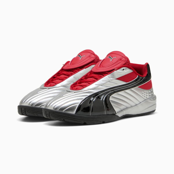 V-S2 Goalgetter Sneakers Unisex, PUMA Silver-For All Time Red, large-ZAF