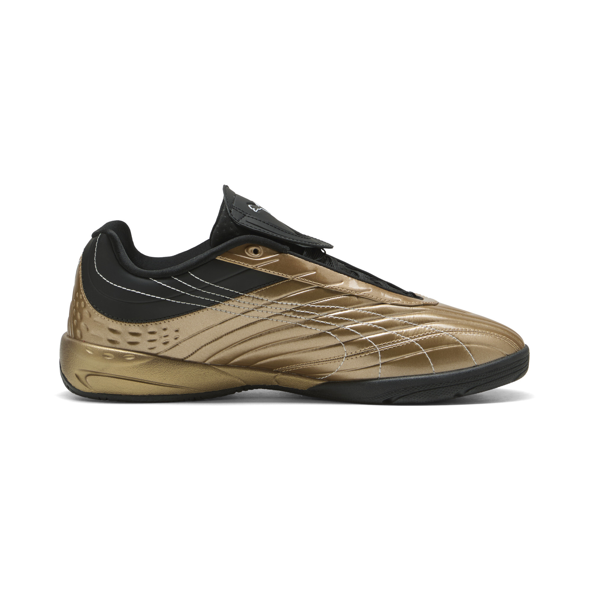 PUMA V-S2 Goalgetter sneakers, Zwart/Goud, Maat 37,5 thumbnail 3