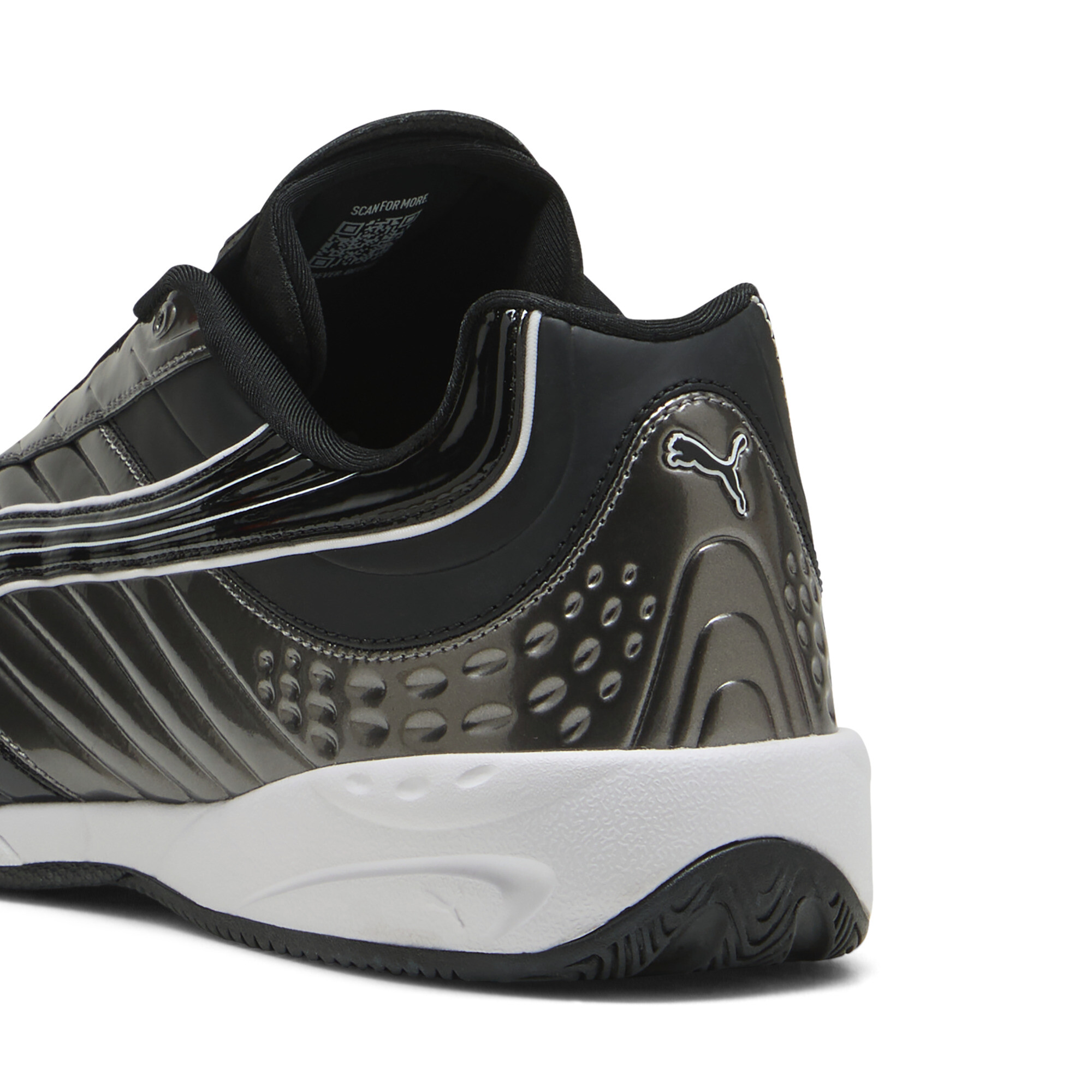 PUMA V-S2 Goalgetter sneakers, Zwart/Zilver, Maat 48 thumbnail 5