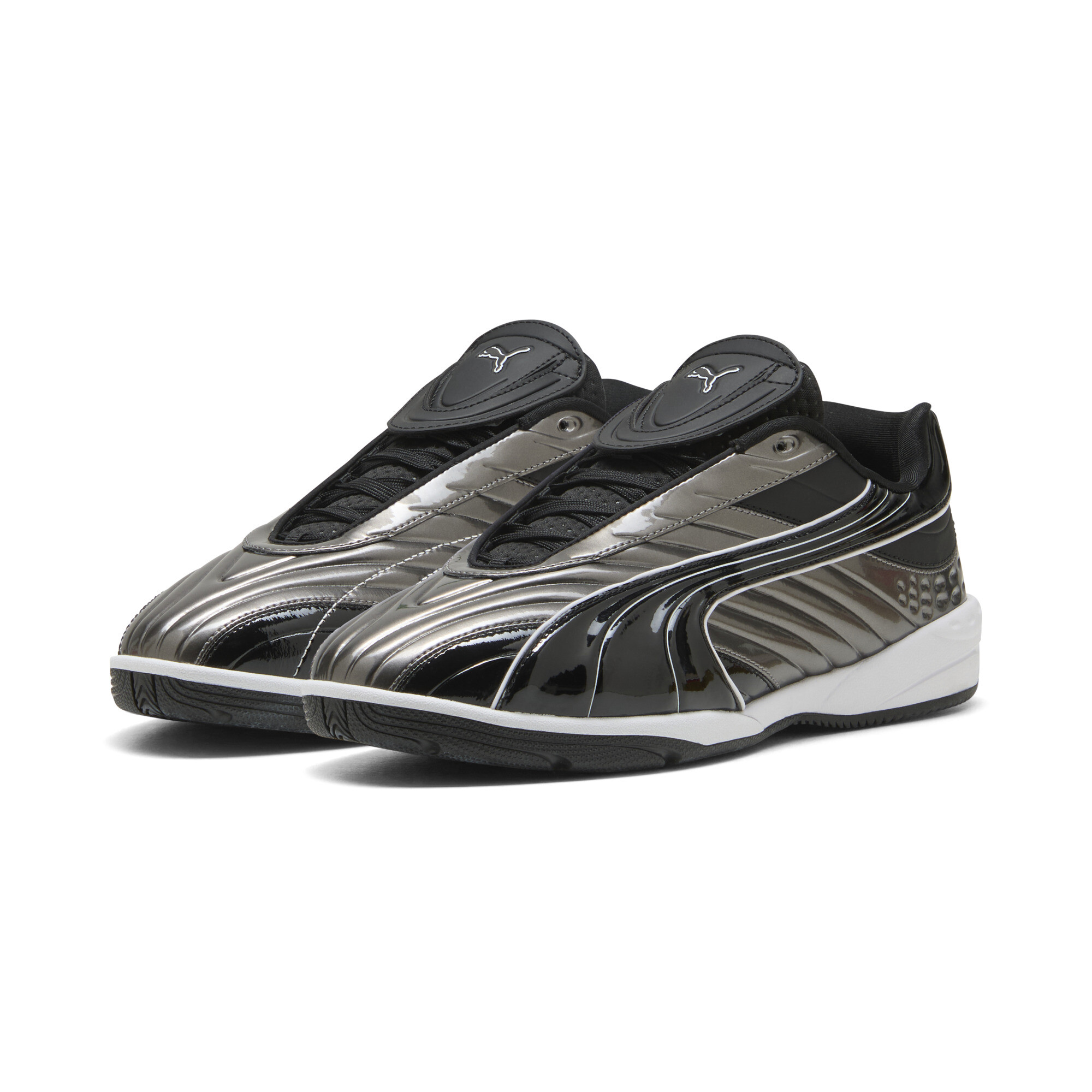 PUMA V-S2 Goalgetter sneakers, Zwart/Zilver, Maat 48 thumbnail 6
