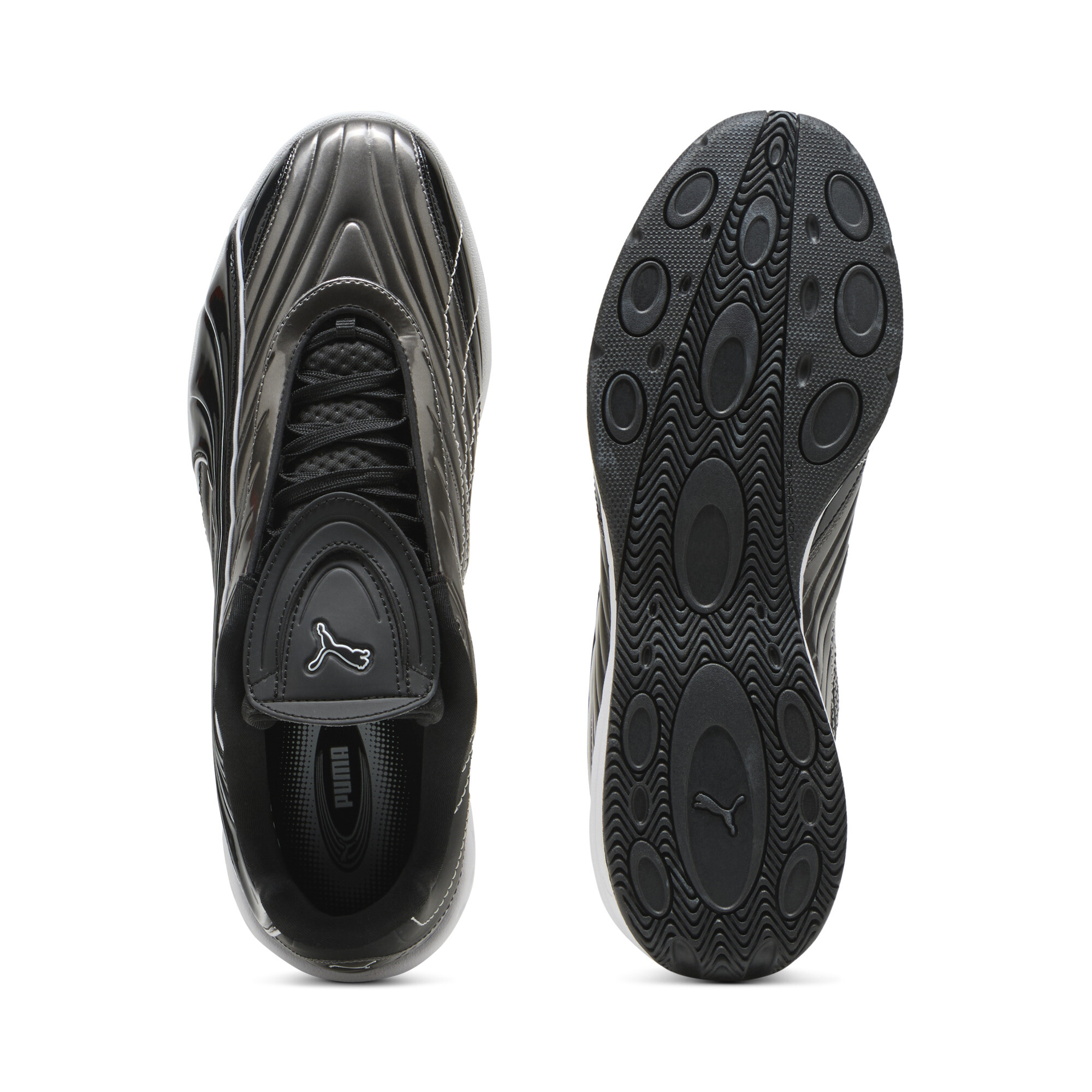 PUMA V-S2 Goalgetter sneakers, Zwart/Zilver, Maat 48 thumbnail 4