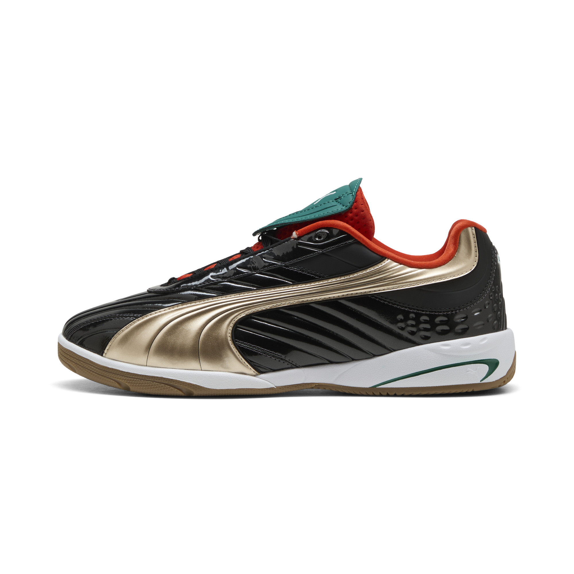 PUMA V-S2 Goalgetter sneakers, Zwart/Goud, Maat 40,5