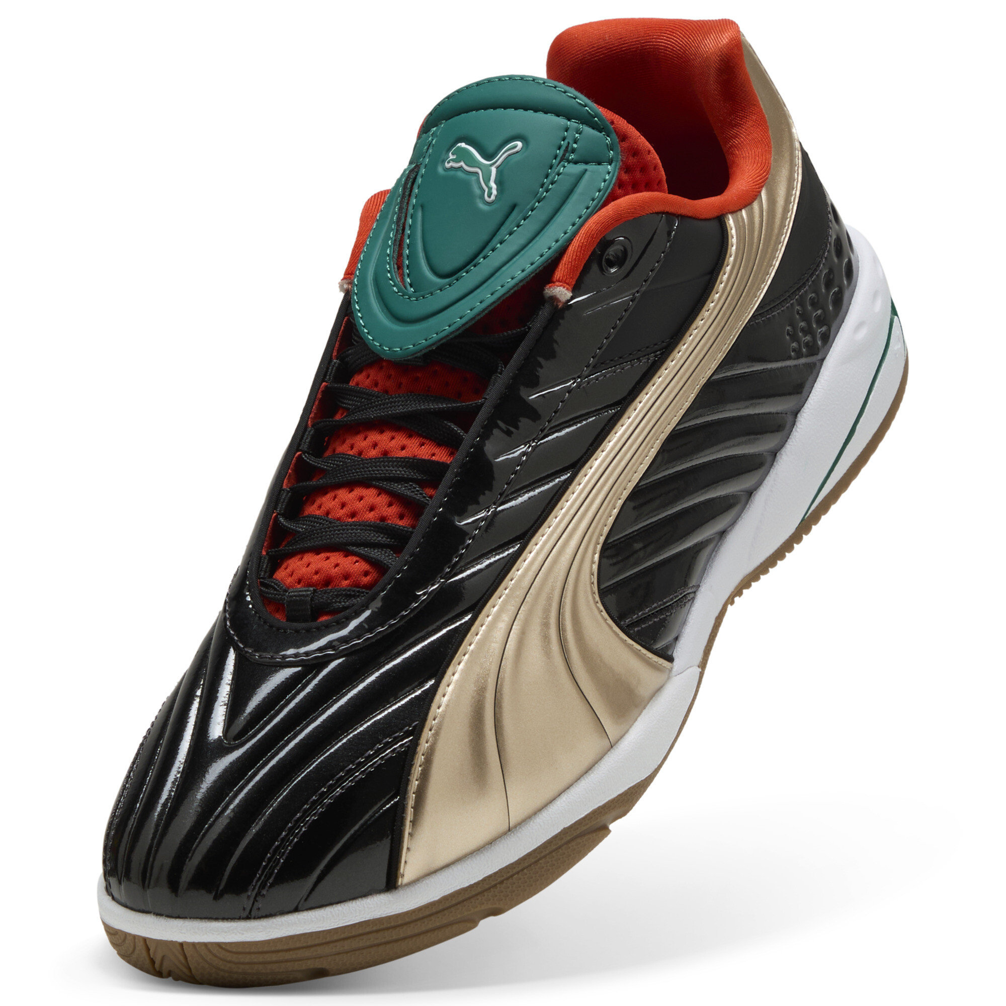 PUMA V-S2 Goalgetter sneakers, Zwart/Goud, Maat 40,5 thumbnail 2