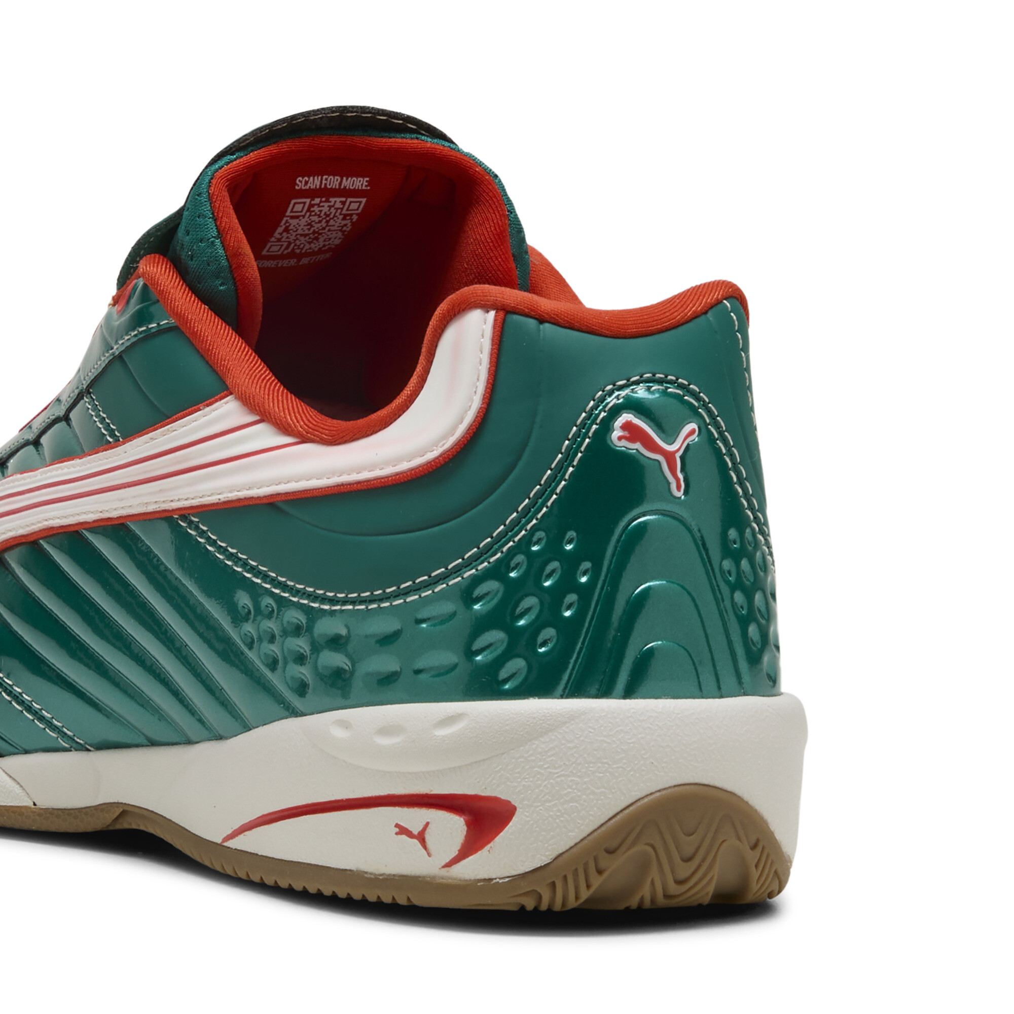 PUMA V-S2 Goalgetter sneakers, Groen/Wit, Maat 46 thumbnail 5
