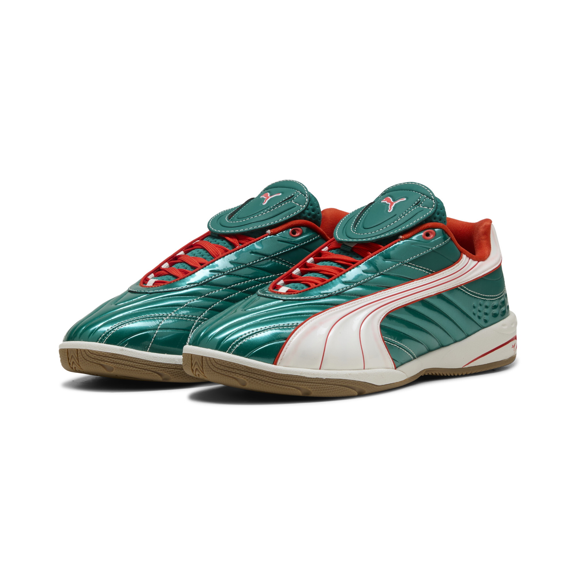 PUMA V-S2 Goalgetter sneakers, Groen/Wit, Maat 46 thumbnail 6