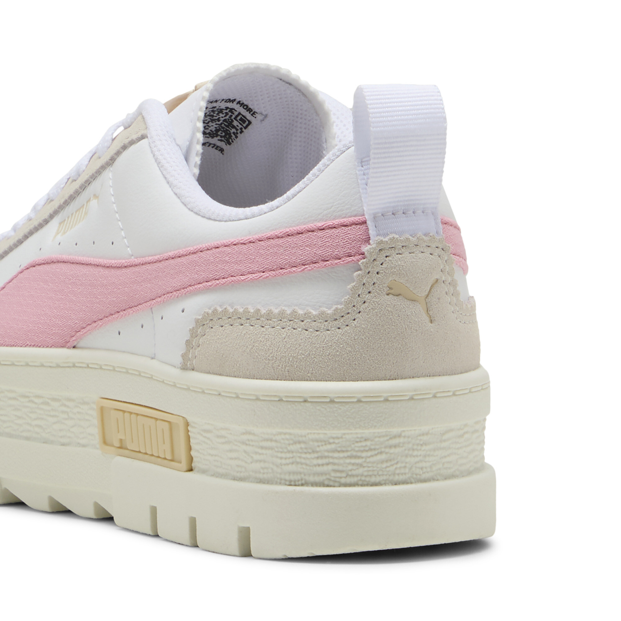PUMA Mayze Gentle Meld sneakers voor Dames, Wit, Maat 42,5 thumbnail 5
