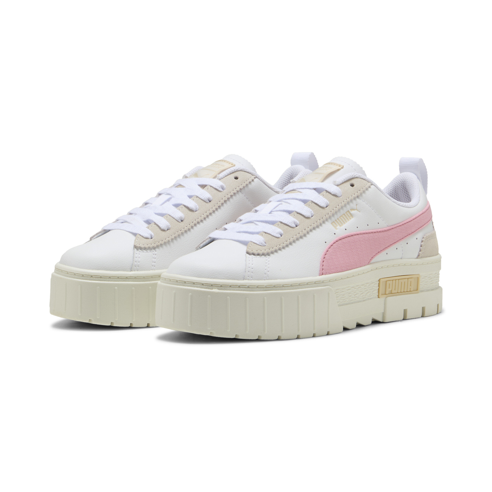 PUMA Mayze Gentle Meld sneakers voor Dames, Wit, Maat 42,5 thumbnail 6