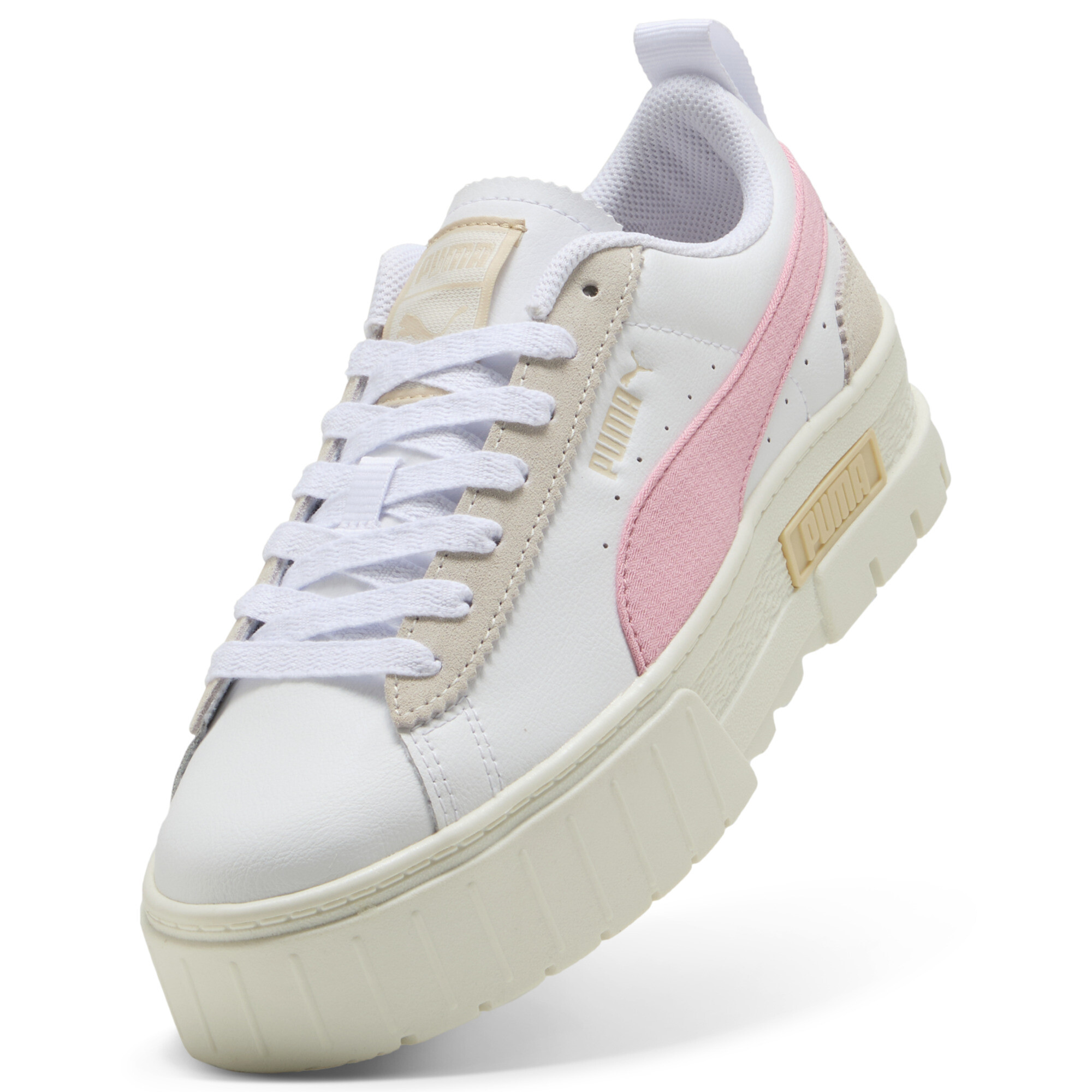 PUMA Mayze Gentle Meld sneakers voor Dames, Wit, Maat 42,5 thumbnail 2