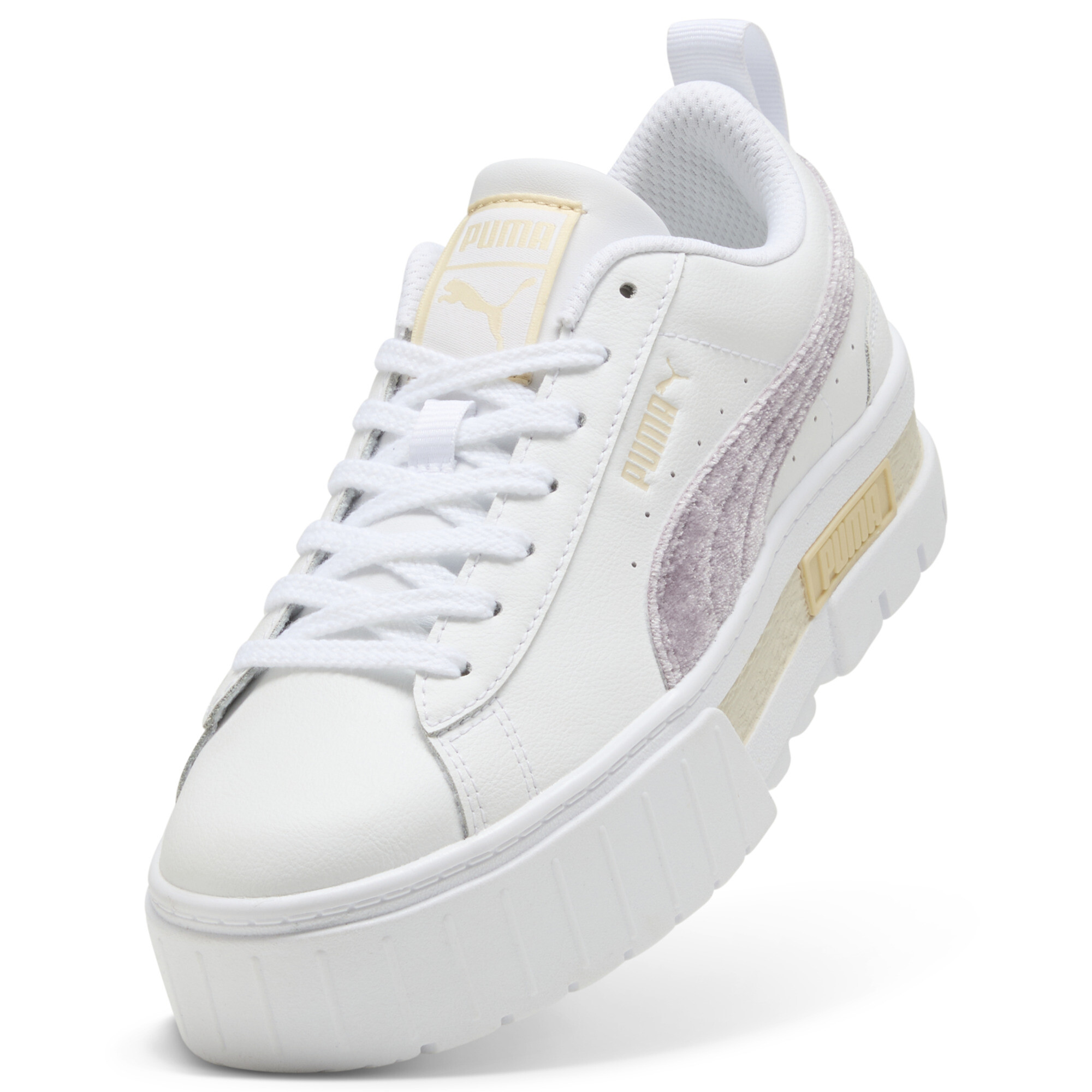 PUMA Mayze Velvet Dream sneakers voor Dames, Wit, Maat 42,5 thumbnail 2