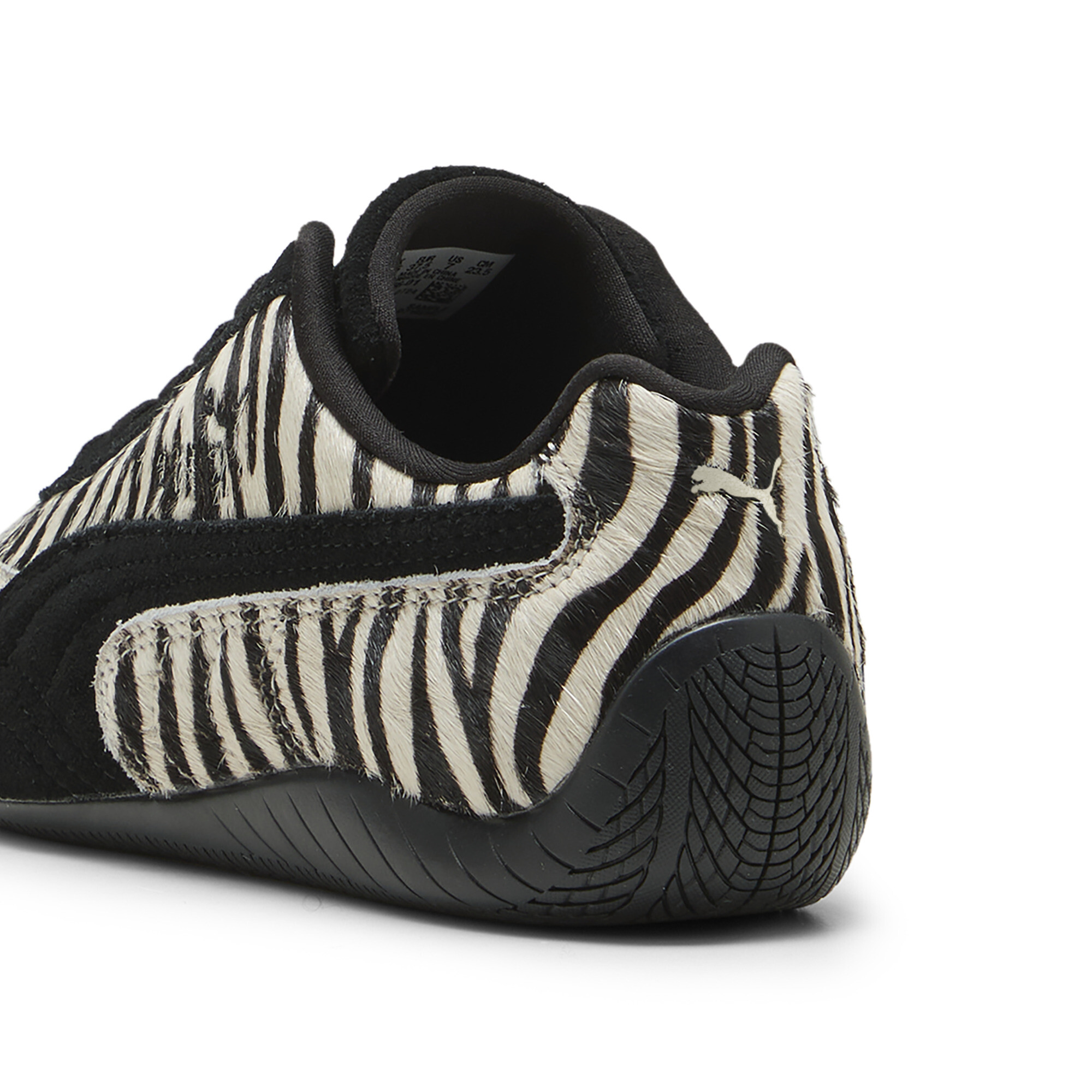 PUMA Speedcat Zebra sneakers voor Dames, Zwart/Wit, Maat 37 thumbnail 6