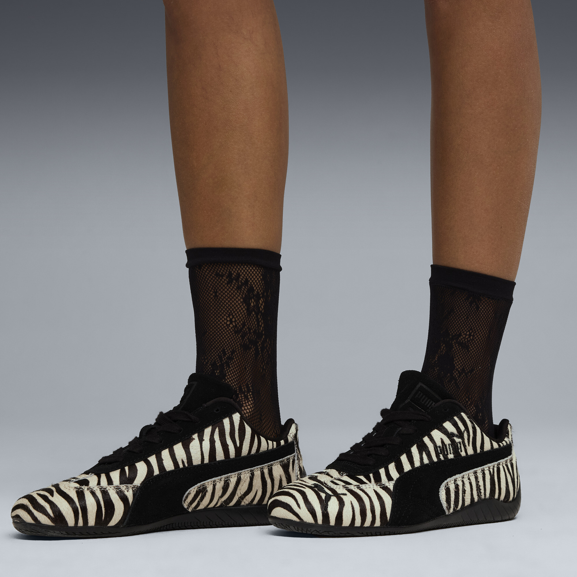 PUMA Speedcat Zebra sneakers voor Dames, Zwart/Wit, Maat 37 thumbnail 9