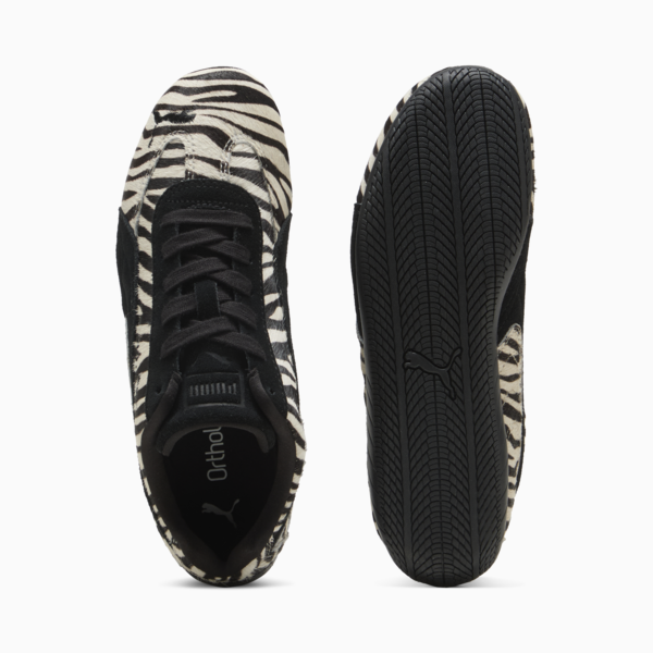 Speedcat Zebra Sneakers Women, Warm White-PUMA Black, large-ZAF