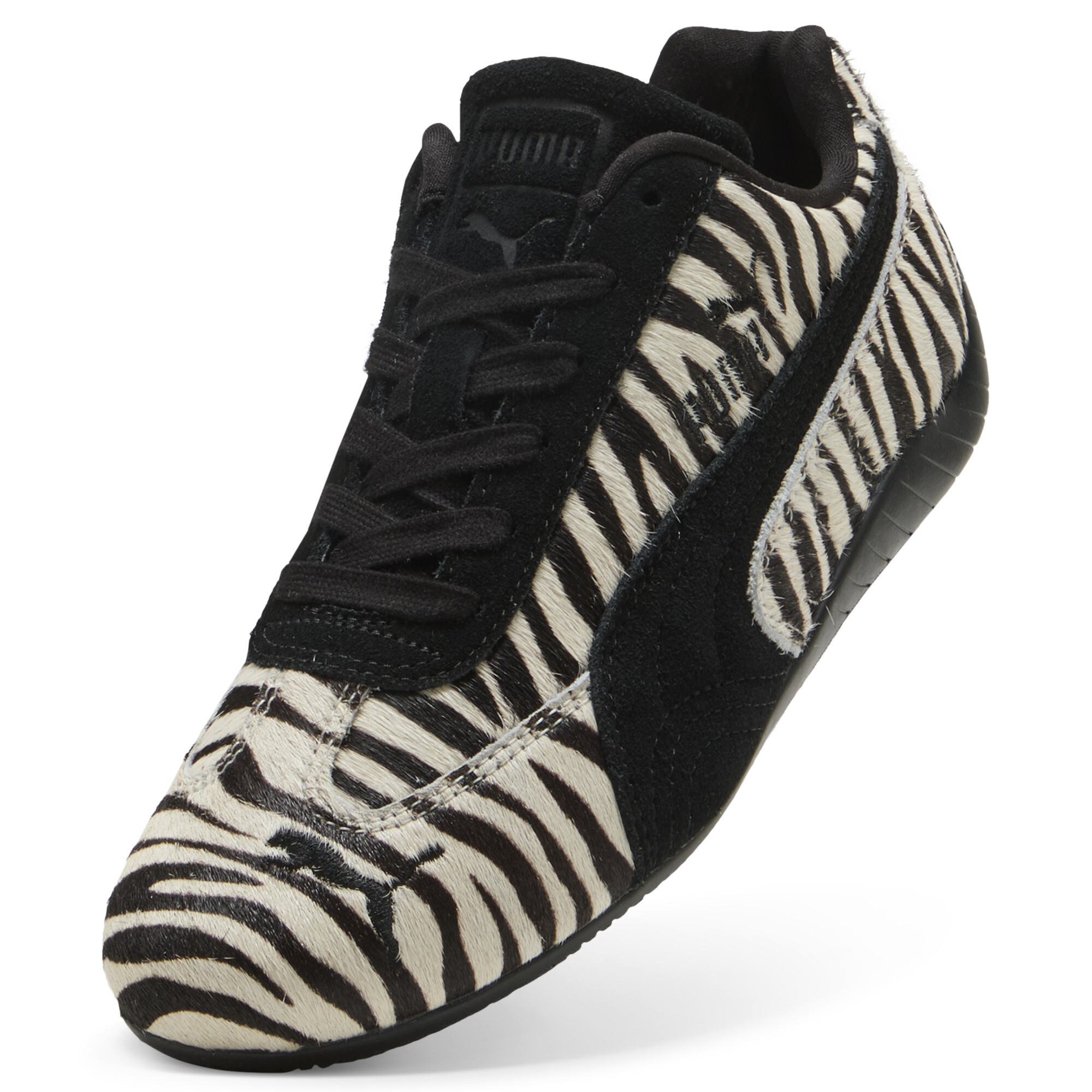 PUMA Speedcat Zebra sneakers voor Dames, Zwart/Wit, Maat 37 thumbnail 3