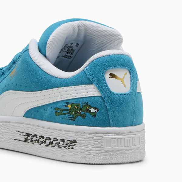 Tenis Super PUMA Suede XL para adolescentes, Tropical Blue-PUMA White, large-MEX