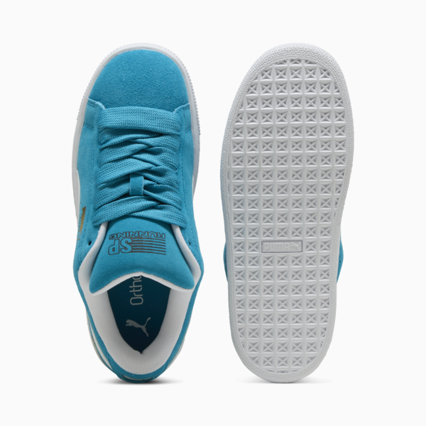 Tenis Super PUMA Suede XL para adolescentes, Tropical Blue-PUMA White, large-MEX