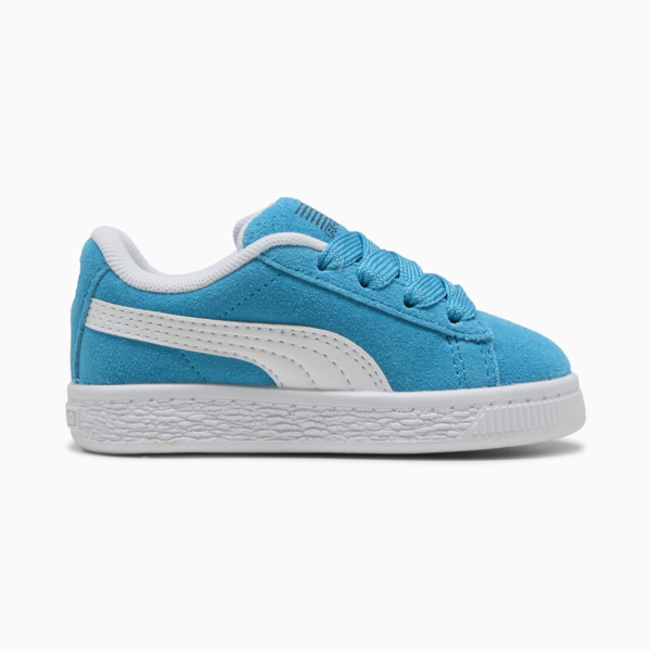 Tenis Super PUMA Suede XL para bebés, Tropical Blue-PUMA White, large-MEX