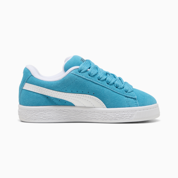 Tenis Suede XL Super PUMA para niños, Tropical Blue-PUMA White, large-MEX