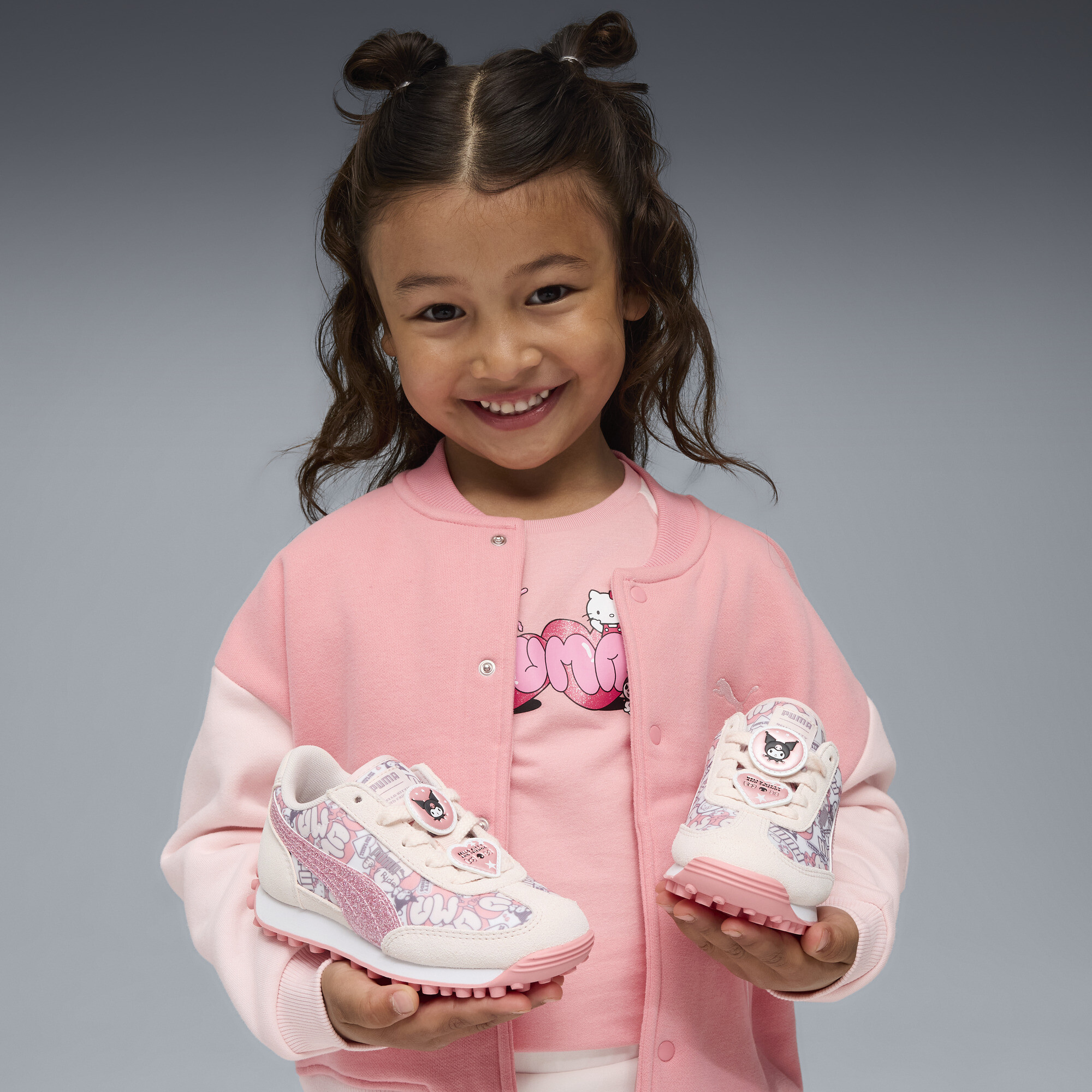 PUMA x HELLO KITTY AND FRIENDS Easy Rider sneakers voor Dames, Roze, Maat 27,5 thumbnail 9