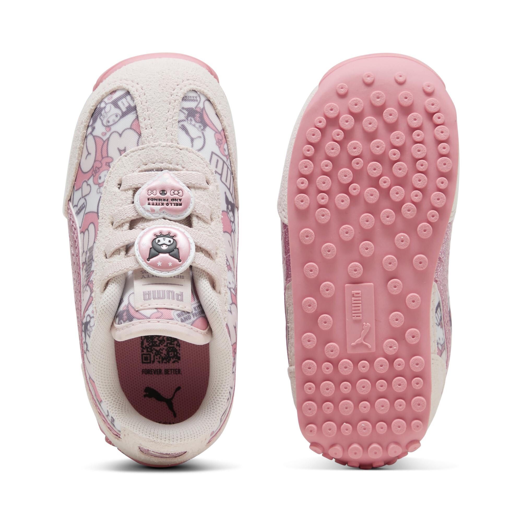 PUMA x HELLO KITTY AND FRIENDS Easy Rider sneakers voor Dames, Roze, Maat 24 thumbnail 5