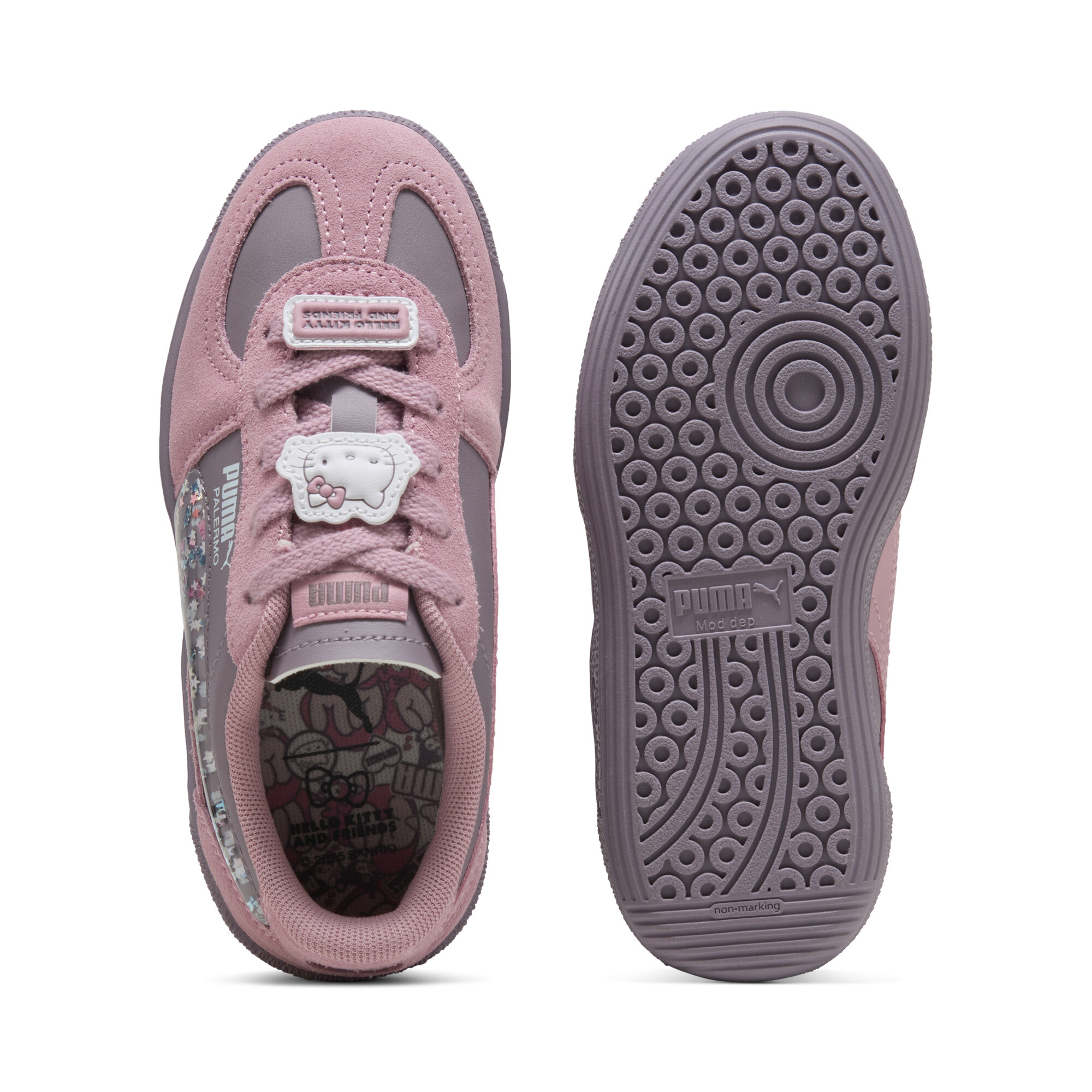 PUMA x HELLO KITTY AND FRIENDS Palermo sneakers voor Dames, Roze, Maat 31,5 thumbnail 5
