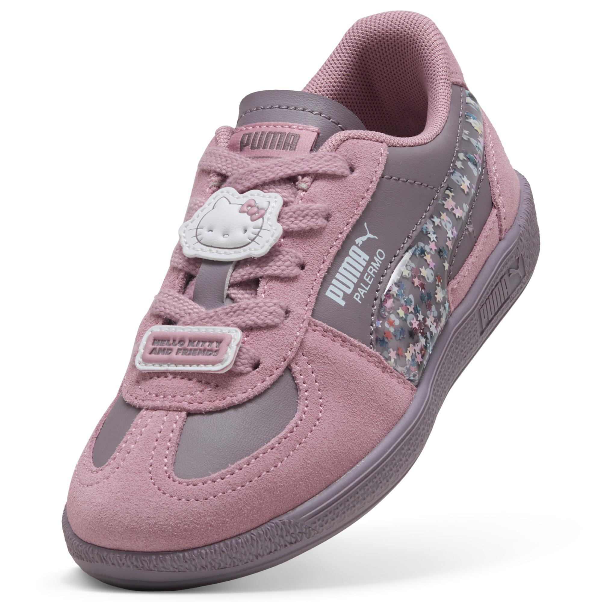 PUMA x HELLO KITTY AND FRIENDS Palermo sneakers voor Dames, Roze, Maat 31,5 thumbnail 3