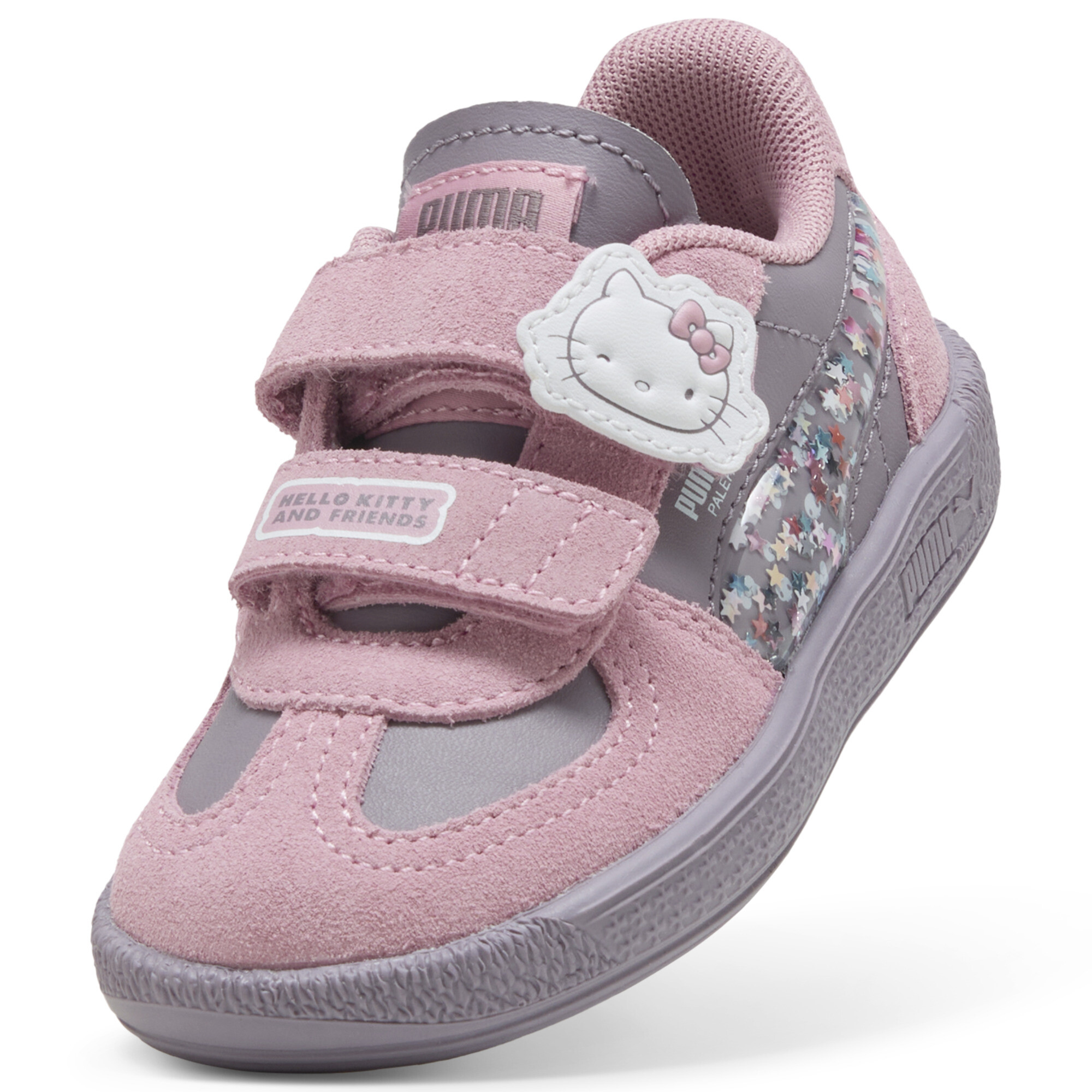PUMA x HELLO KITTY AND FRIENDS Palermo sneakers voor Dames, Roze, Maat 20 thumbnail 3