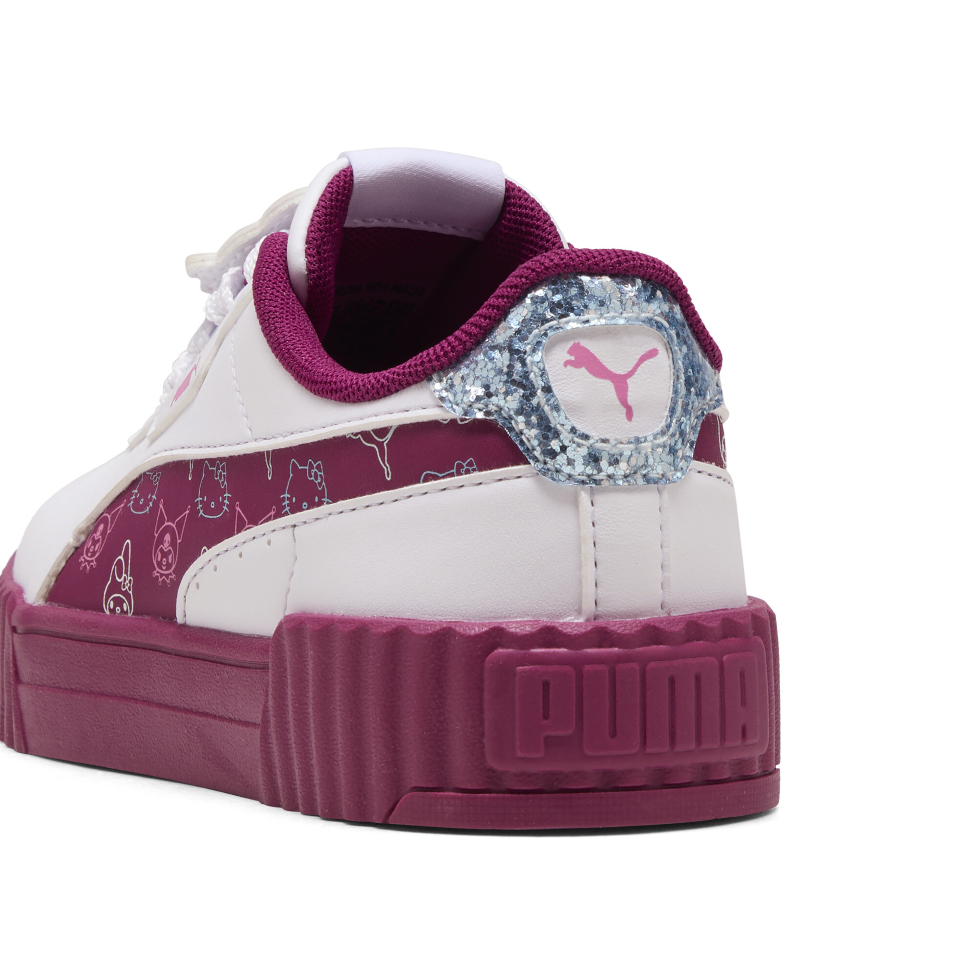 PUMA x HELLO KITTY AND FRIENDS Carina 3.0 sneakers voor Dames, Wit, Maat 31,5 thumbnail 6
