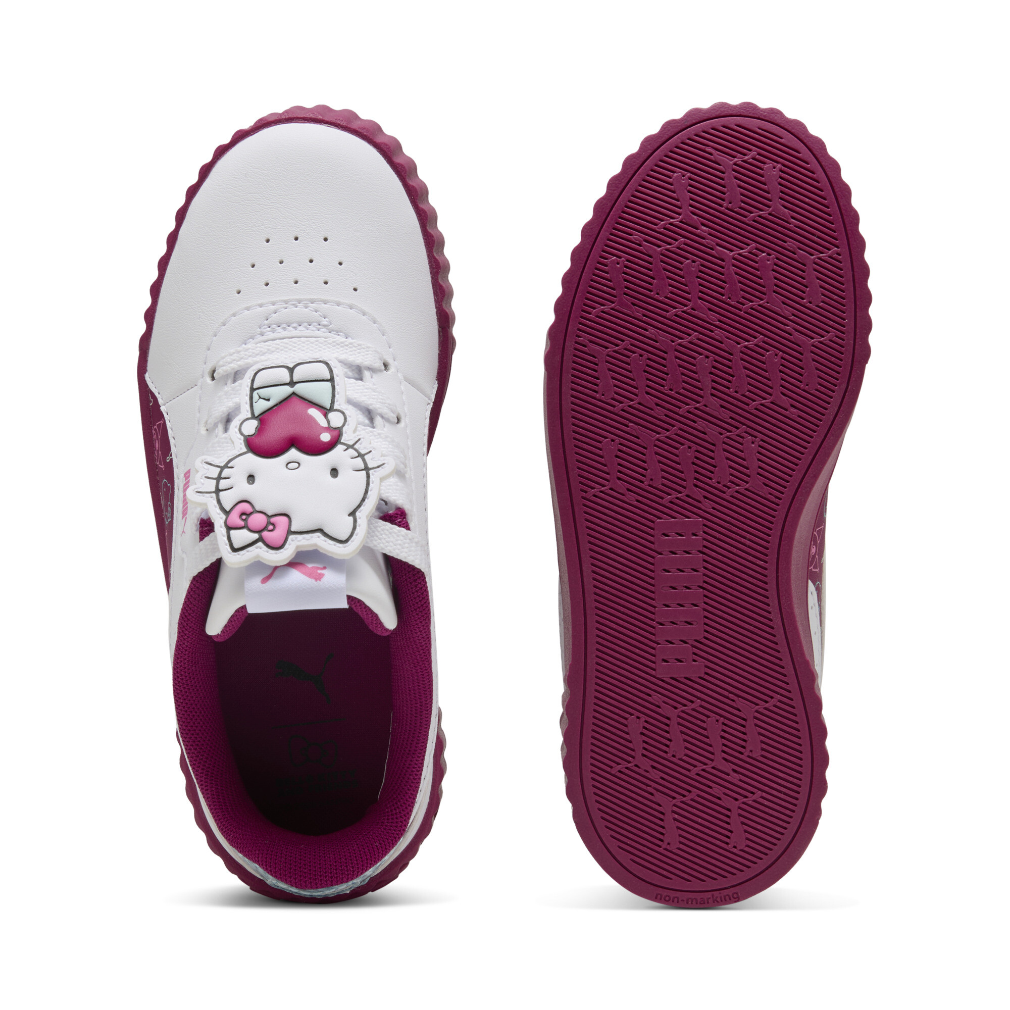 PUMA x HELLO KITTY AND FRIENDS Carina 3.0 sneakers voor Dames, Wit, Maat 31,5 thumbnail 5