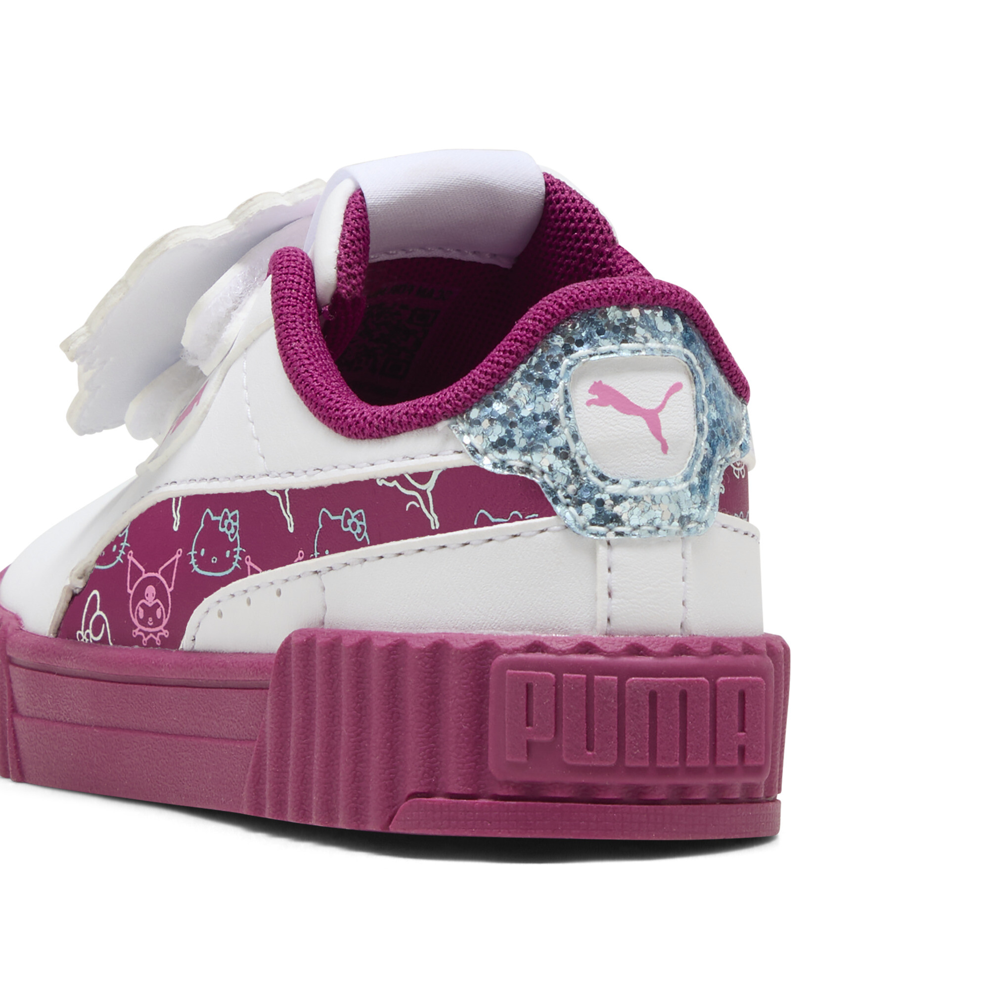 PUMA x HELLO KITTY AND FRIENDS Carina 3.0 sneakers voor Dames, Wit, Maat 23 thumbnail 6