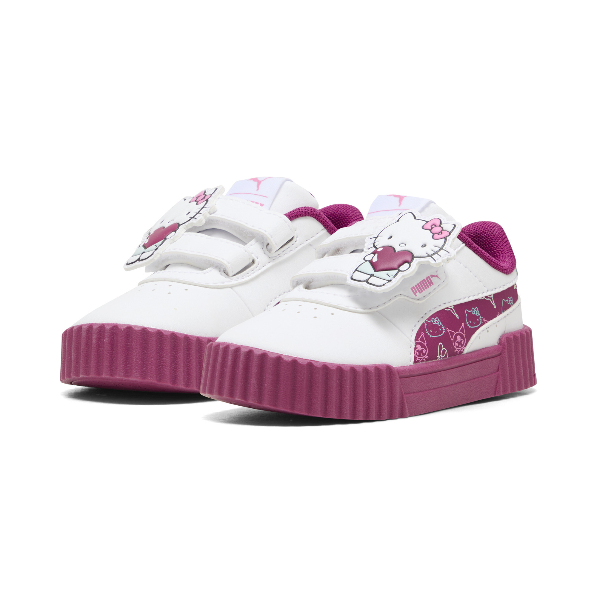 PUMA x HELLO KITTY AND FRIENDS Carina 3.0 sneakers voor Dames, Wit, Maat 23 thumbnail 7