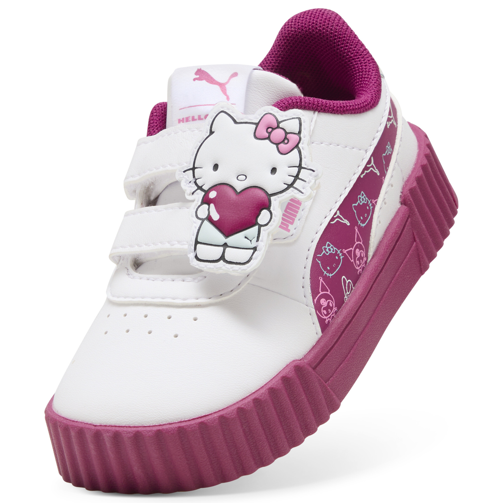 PUMA x HELLO KITTY AND FRIENDS Carina 3.0 sneakers voor Dames, Wit, Maat 23 thumbnail 3