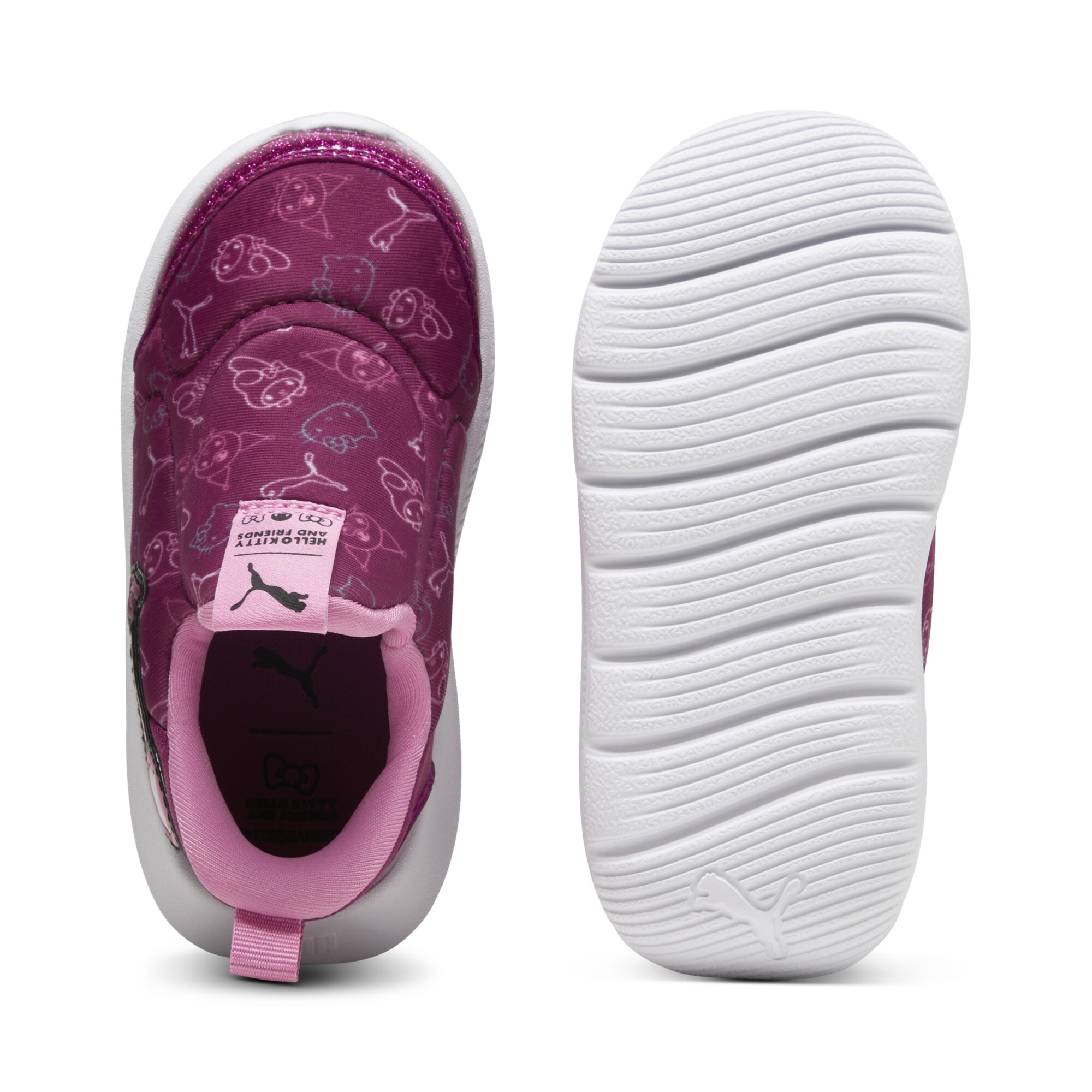 PUMA x HELLO KITTY AND FRIENDS Fun Racer SLIPTECHâ¢ sneakers voor Dames, Roze/Wit, Maat 21 thumbnail 5