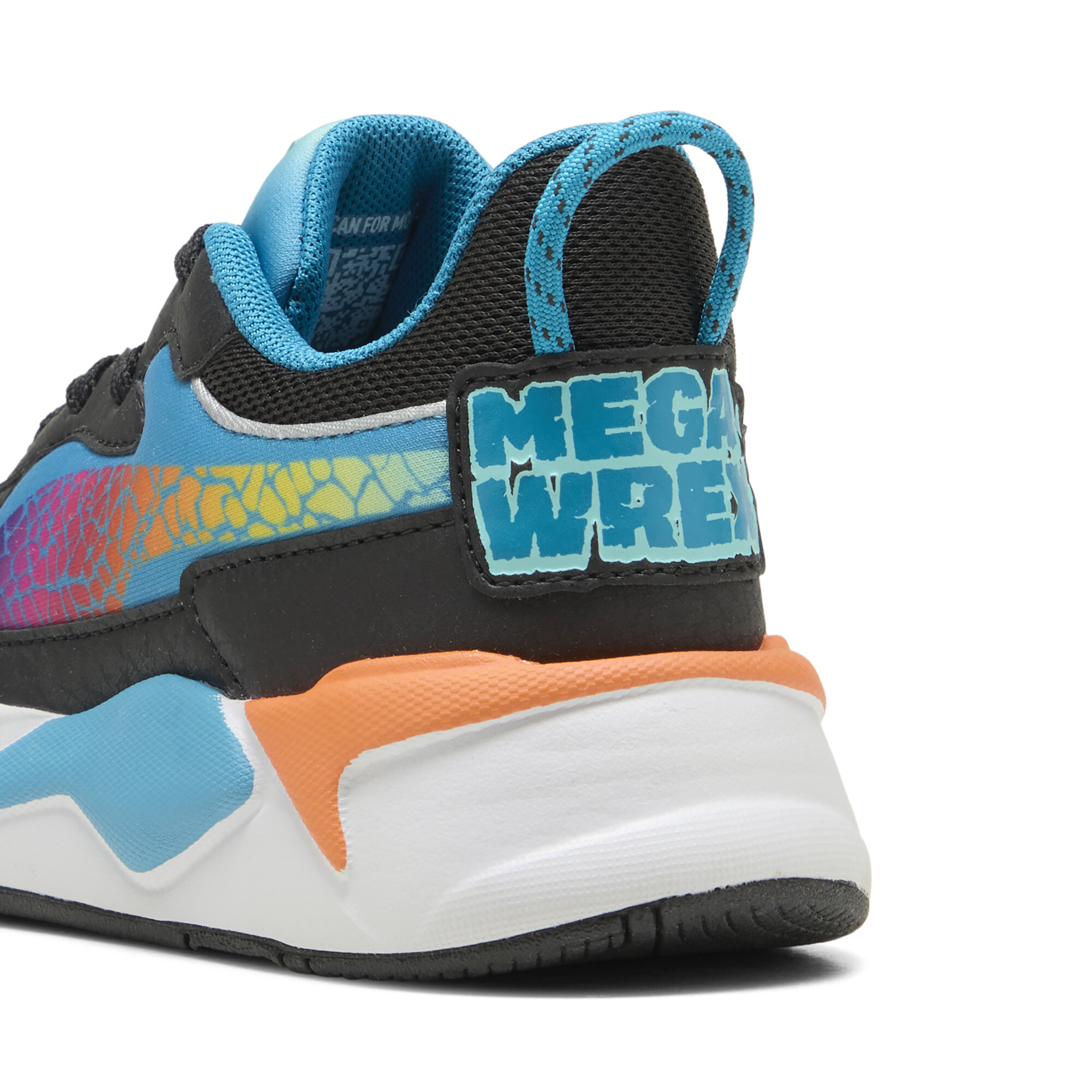 PUMA x HOT WHEELSâ¢ MONSTER TRUCKS RS-X sneakers, Blauw/Oranje, Maat 31,5 thumbnail 6
